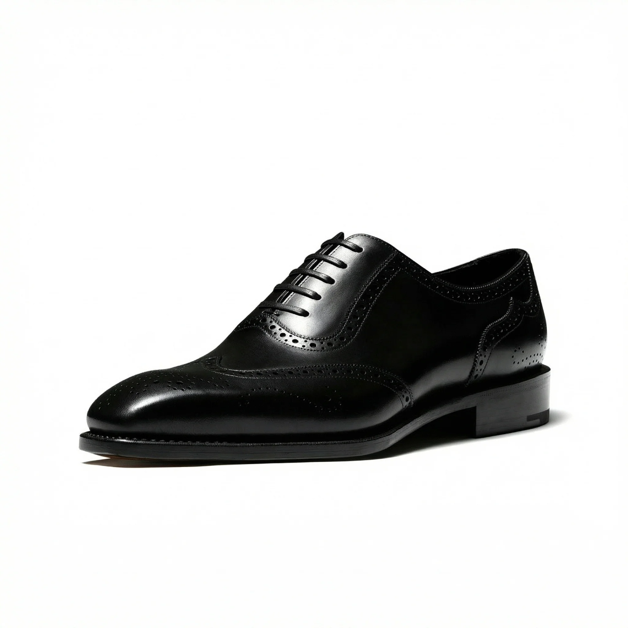 Handcrafted Goodyear Brogue Leather Oxford - Image 9