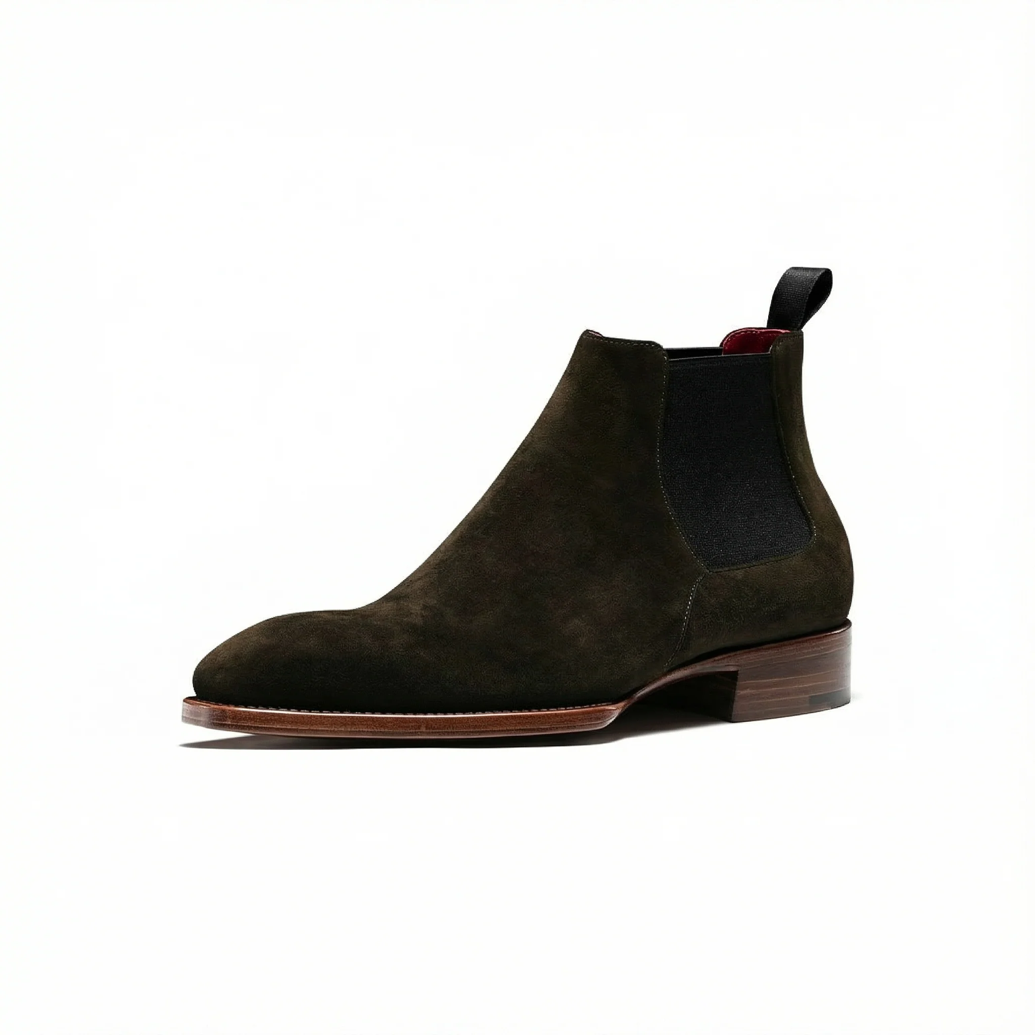 Handcrafted Suede Chelsea Boots - Image 2