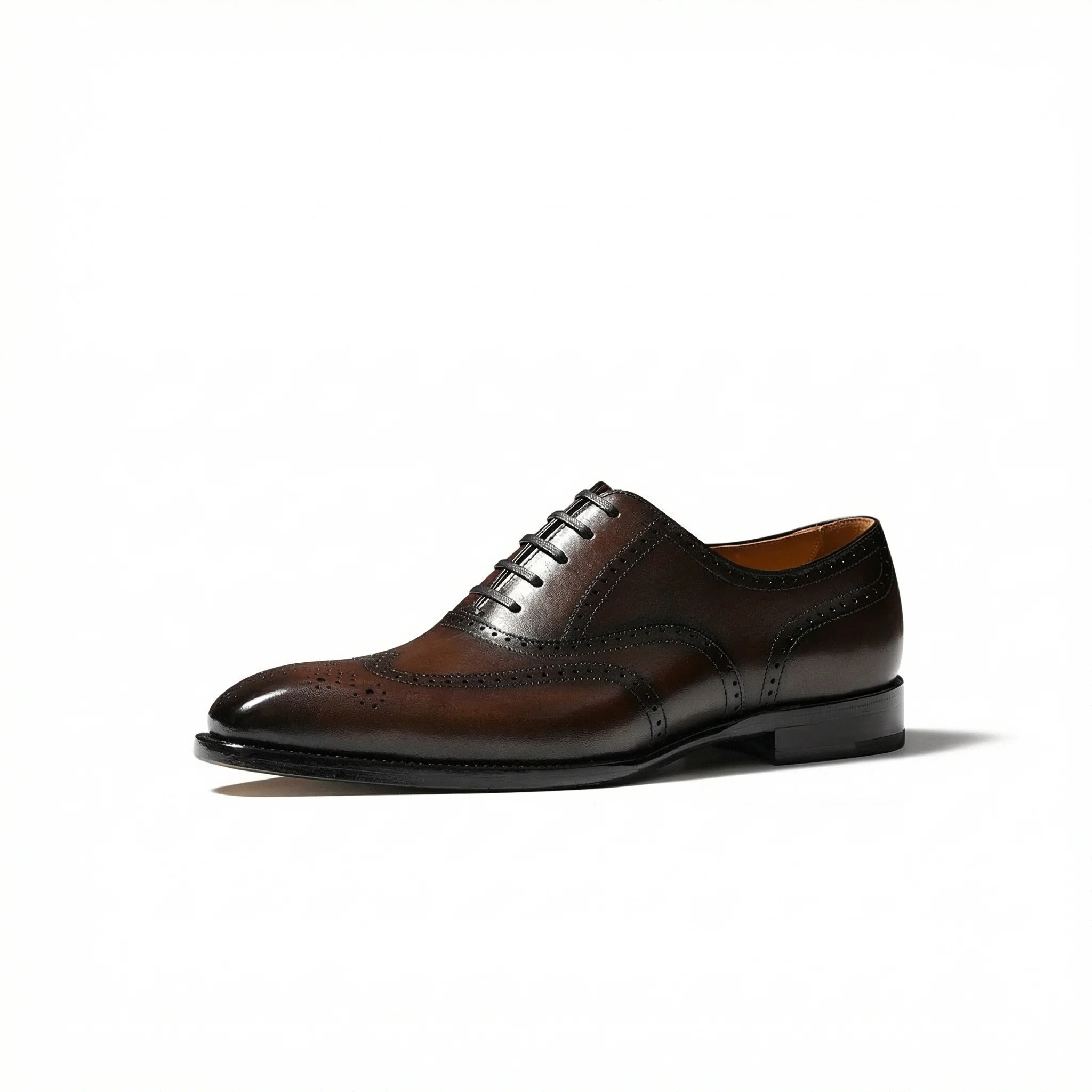 Handmade Leather Oxford Brogues - Image 4