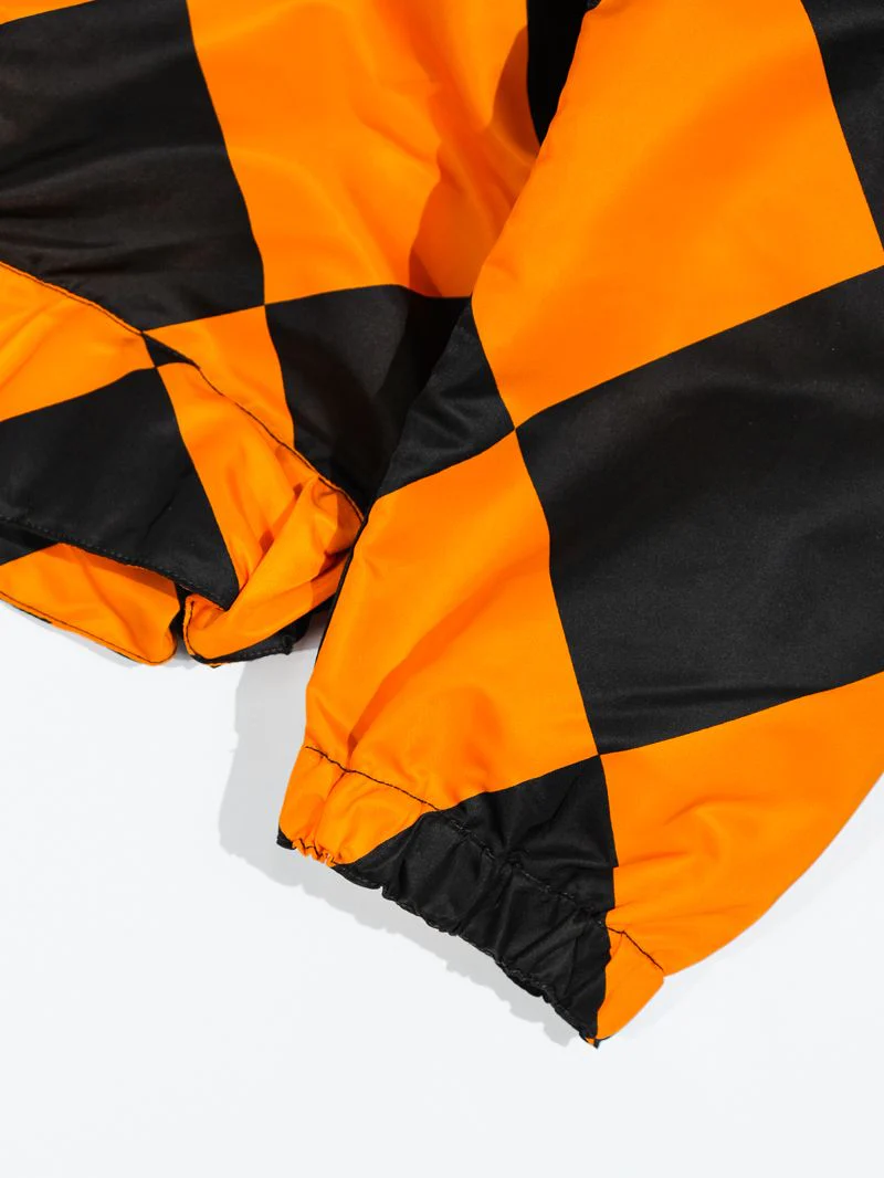 Harlequin Nylon Bomber Jacket - Image 5