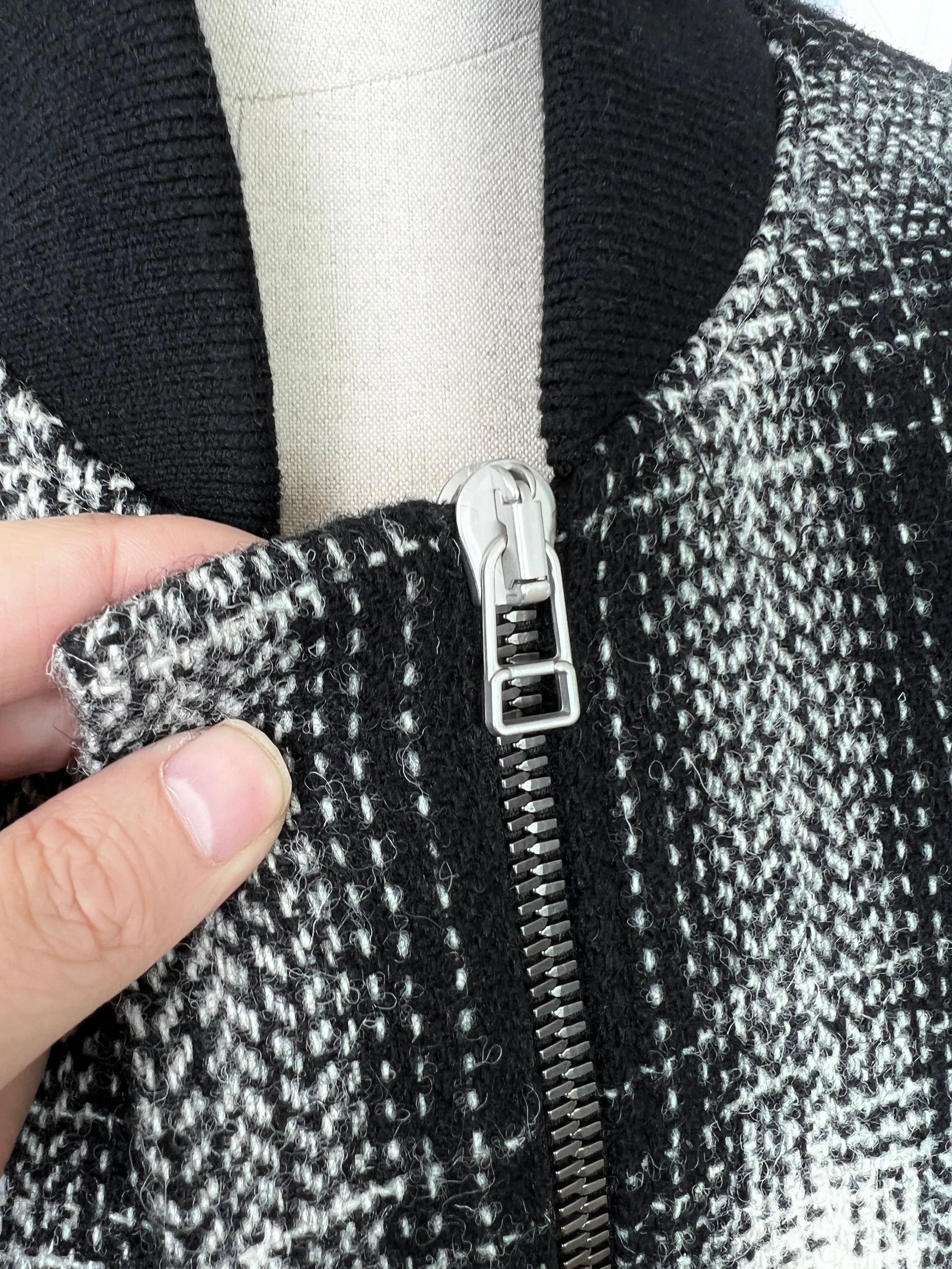 Harris Tweed Down Varsity Jacket - Image 6