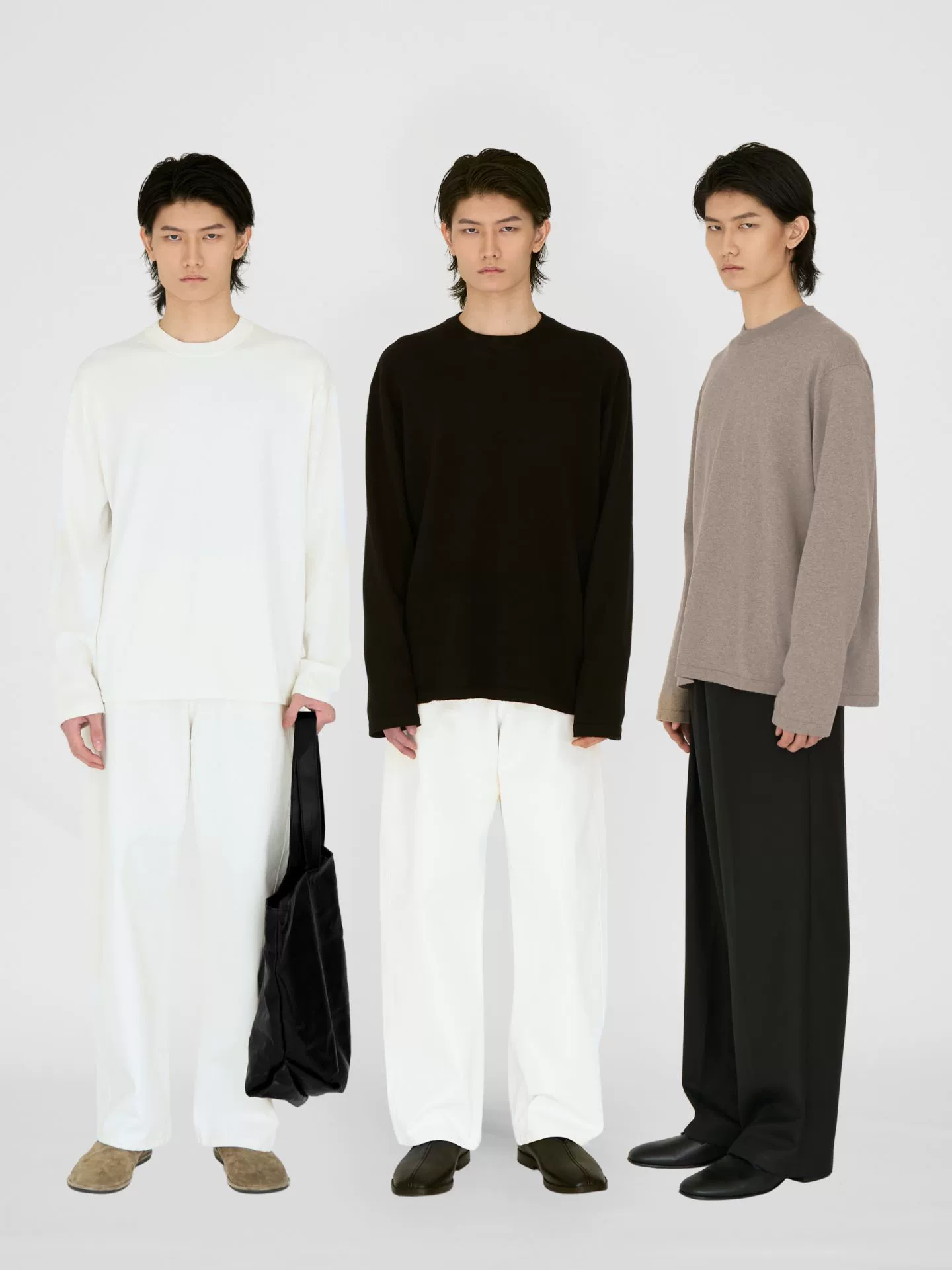 Hayes Cashmere-Organic Cotton Crew
