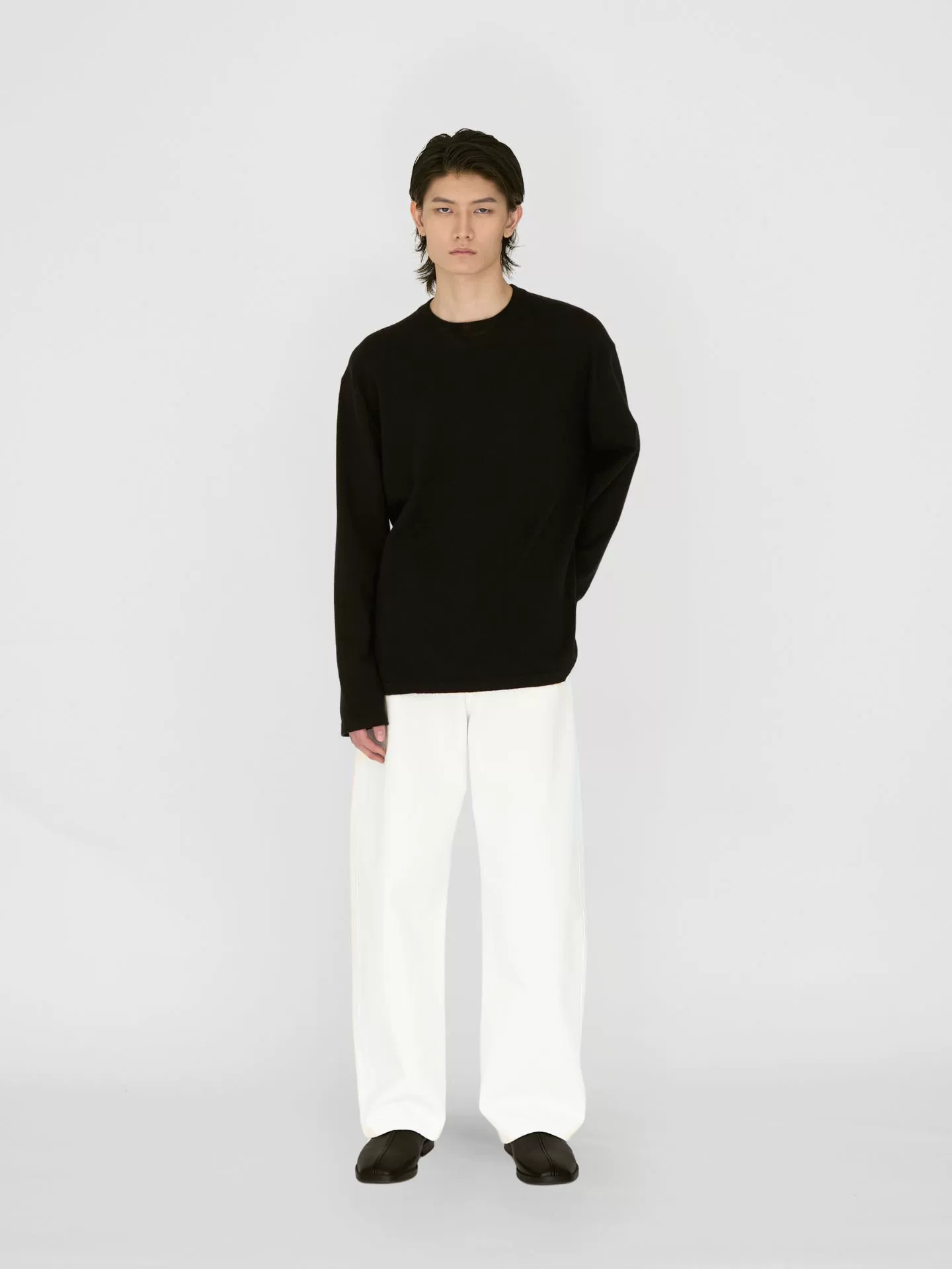 Hayes Cashmere-Organic Cotton Crew - Image 2
