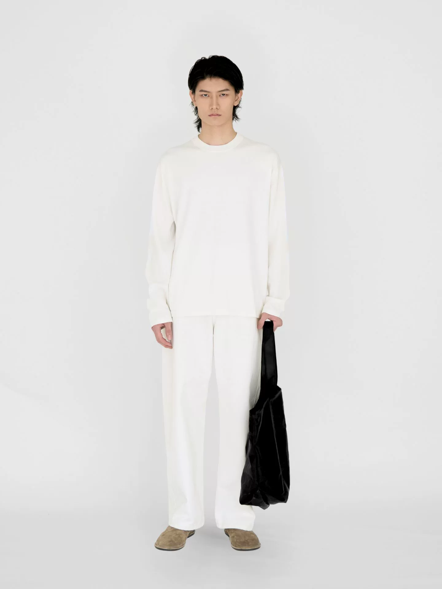 Hayes Cashmere-Organic Cotton Crew - Image 4