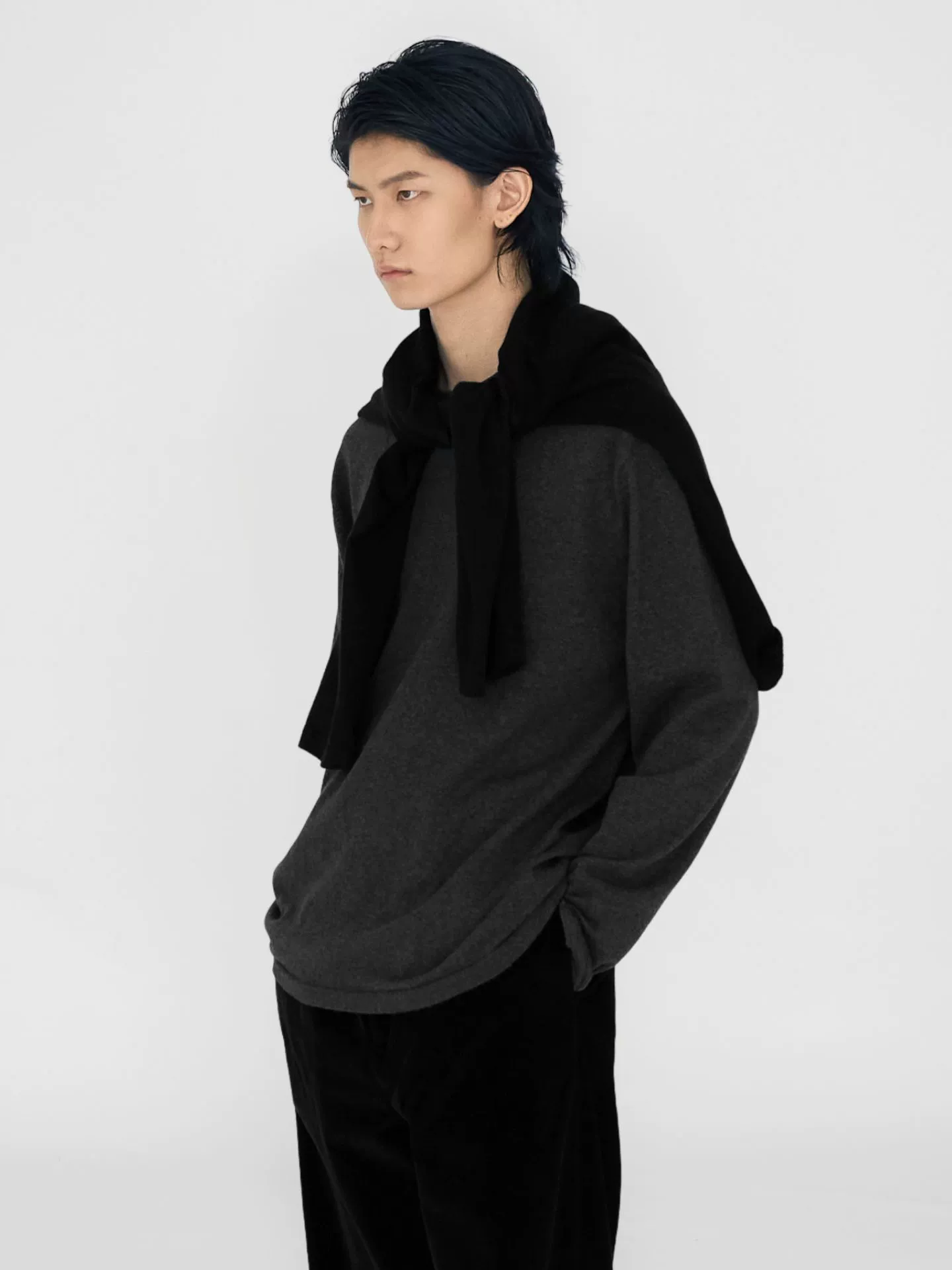 Hayes Cashmere-Organic Cotton Crew - Image 5