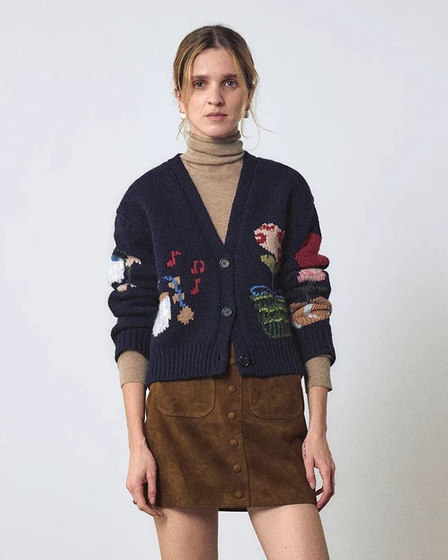 Heart Intarsia Cardigan - Image 5