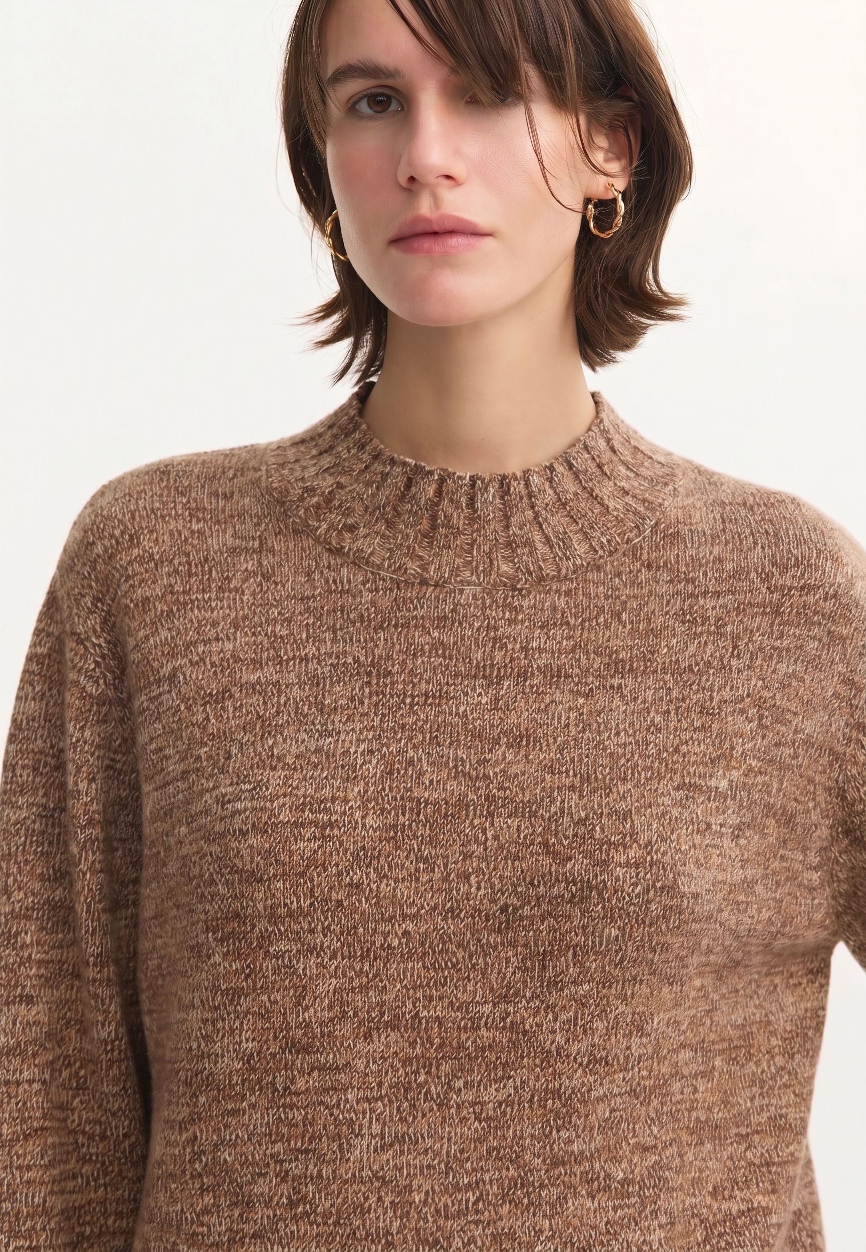 Heathered Knit Sweater - Image 3