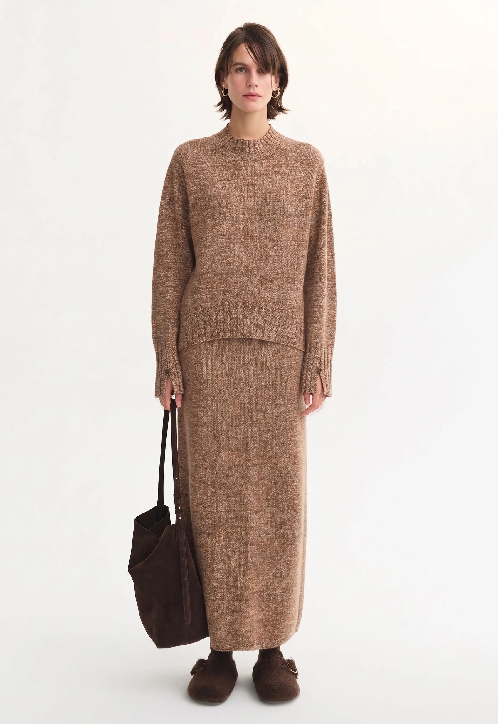Heathered Knit Sweater - Image 4
