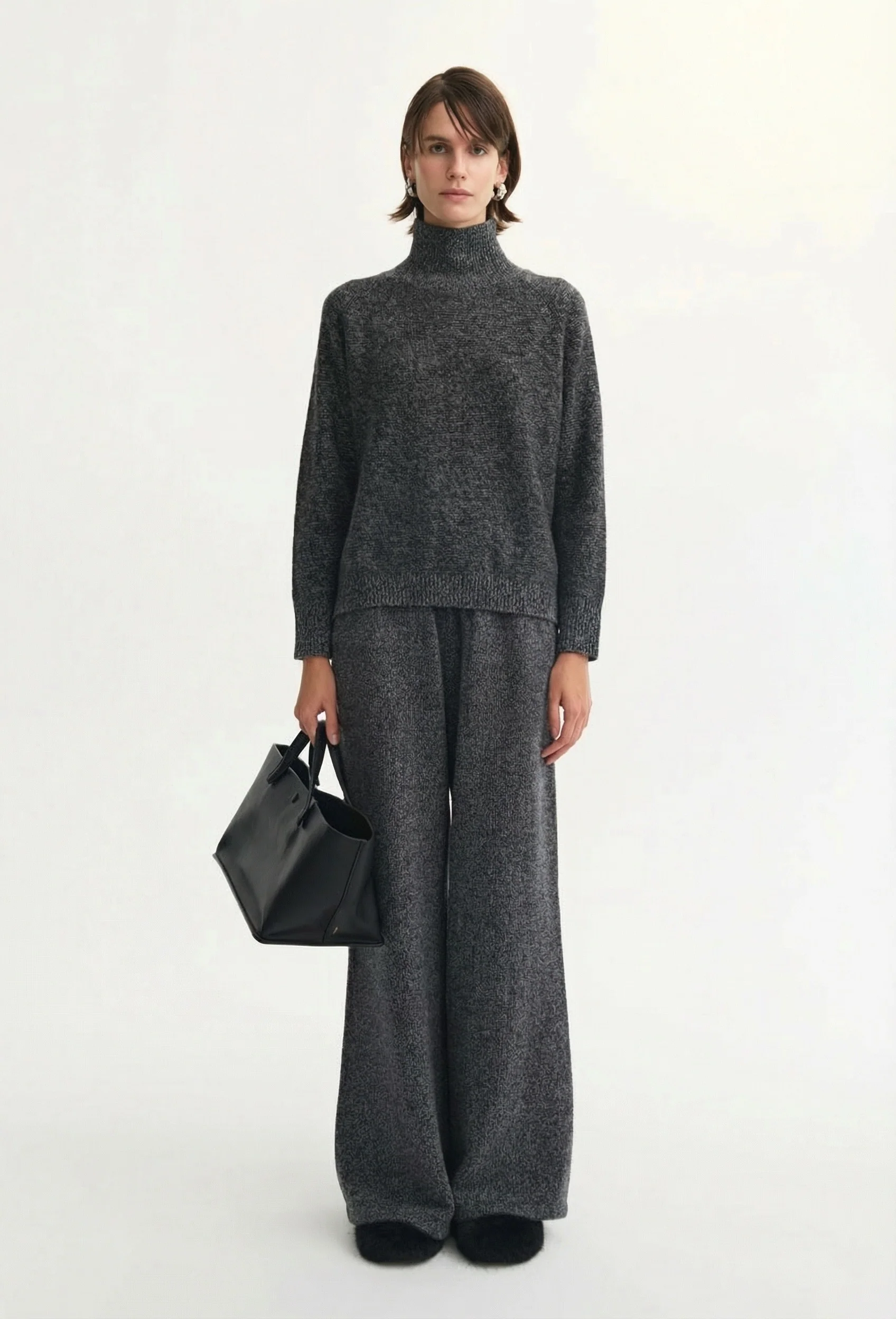 Heathered Mockneck Sweater - Image 3