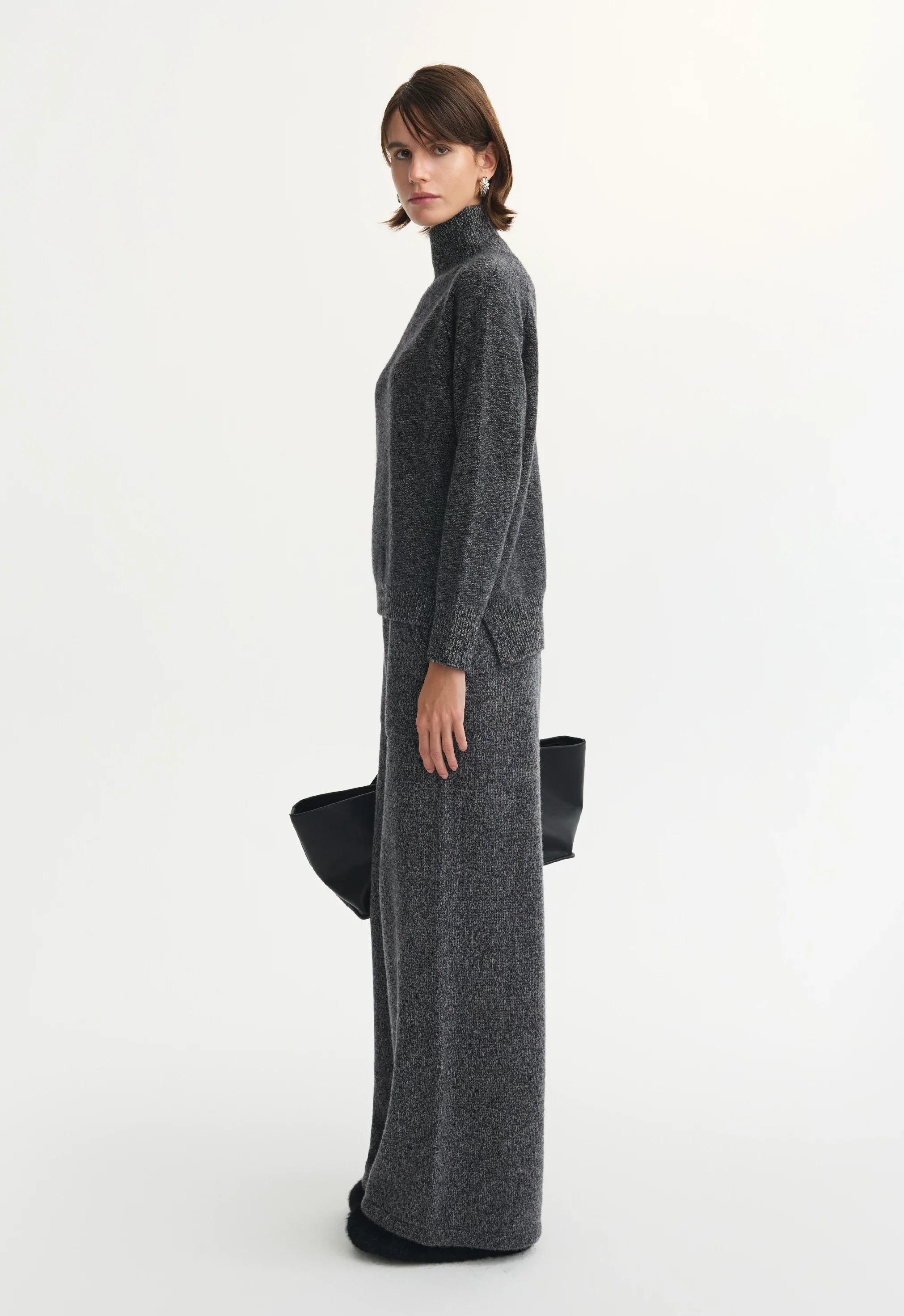 Heathered Mockneck Sweater - Image 4