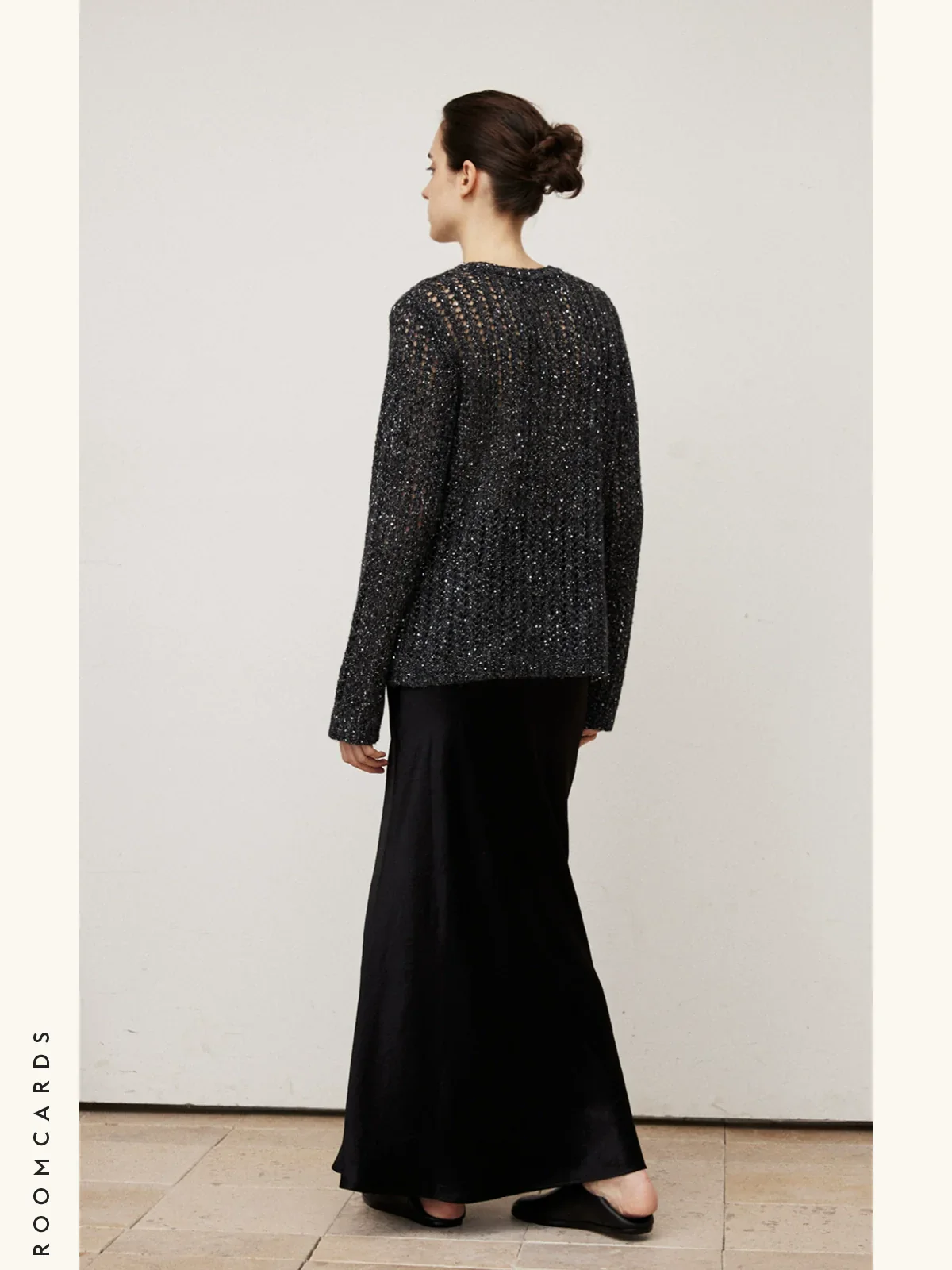 Heavy Acetate Bias-Cut Midi Skirt - Image 5