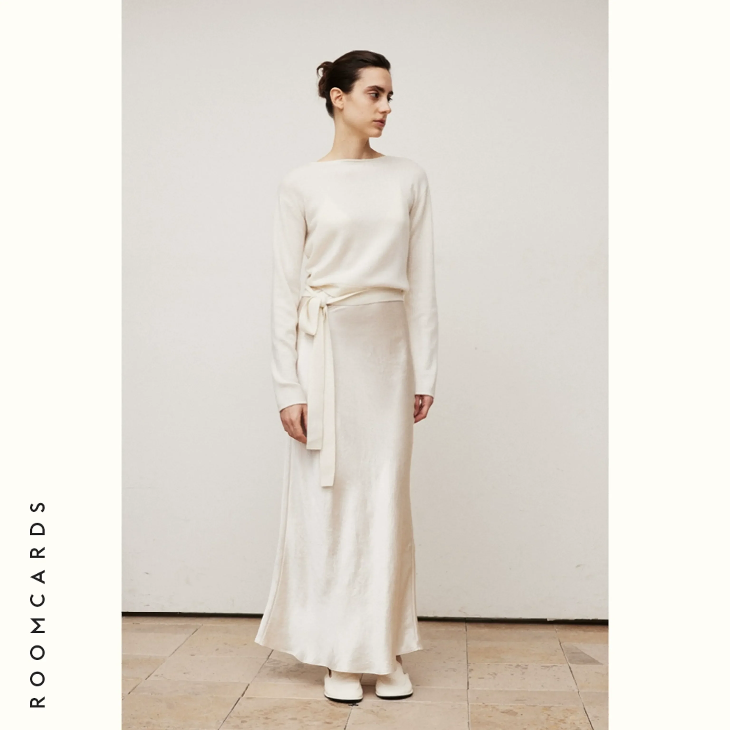 Heavy Acetate Bias-Cut Midi Skirt - Image 7