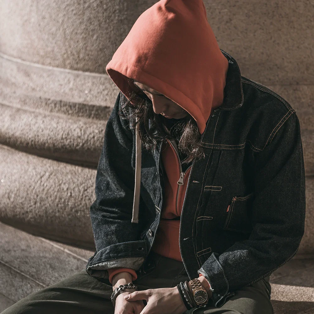 Heavy Terry Zip-Up Hoodie - Image 3