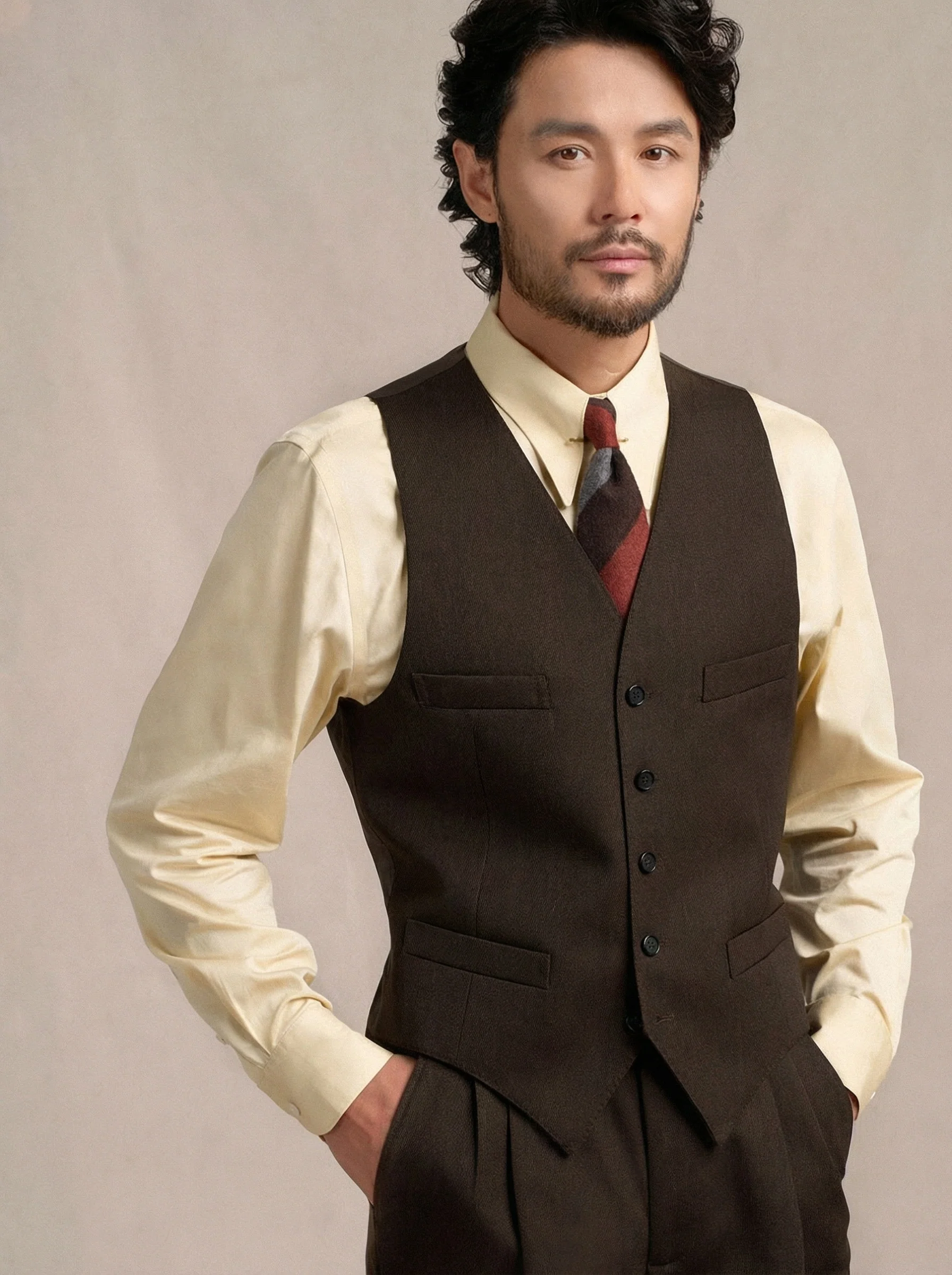 Heavy Twill Four-Pocket Vest