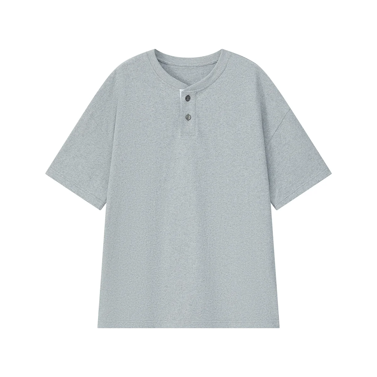 Heavy-Wash Henley Tee - Image 5