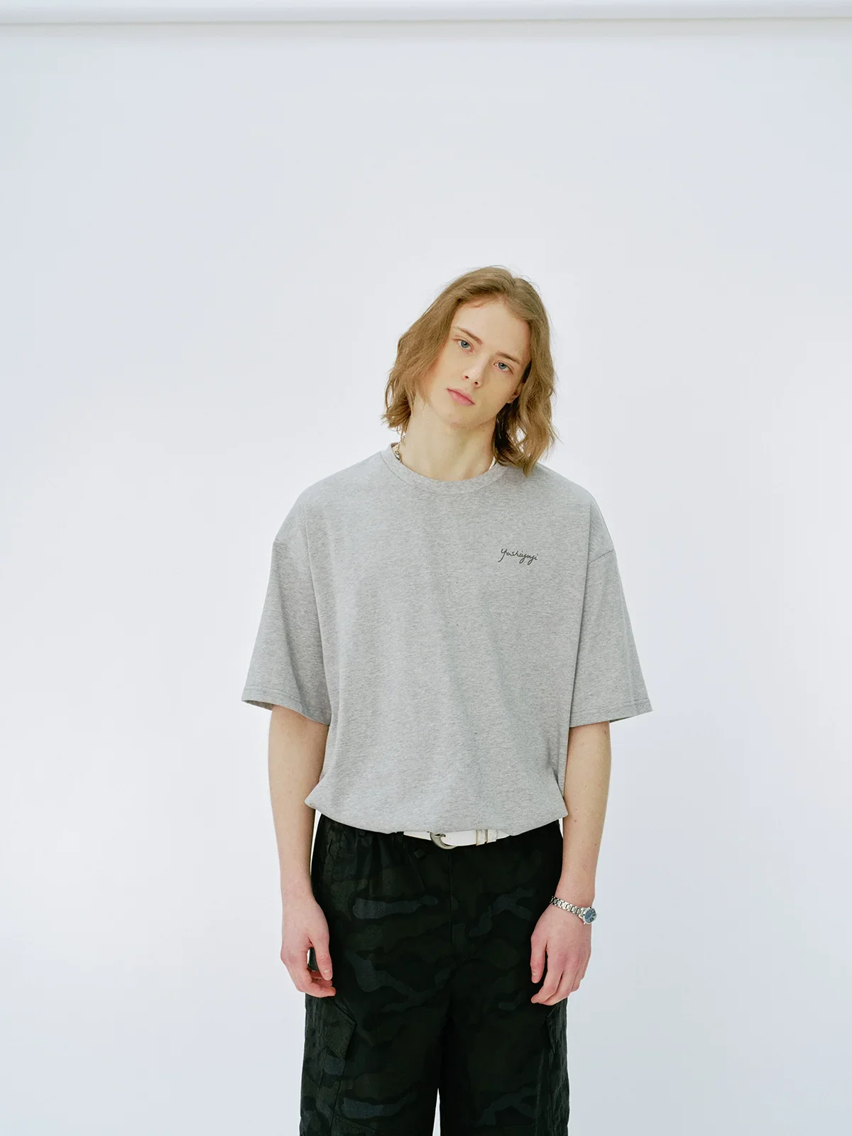 Heavy Washed Logo Tee - Image 4
