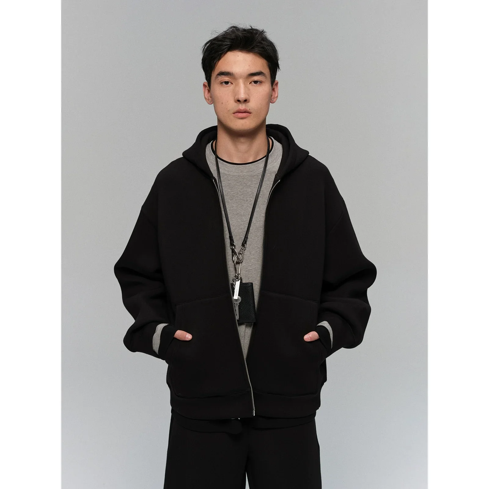 Heavyweight Air Layer Zip Hoodie