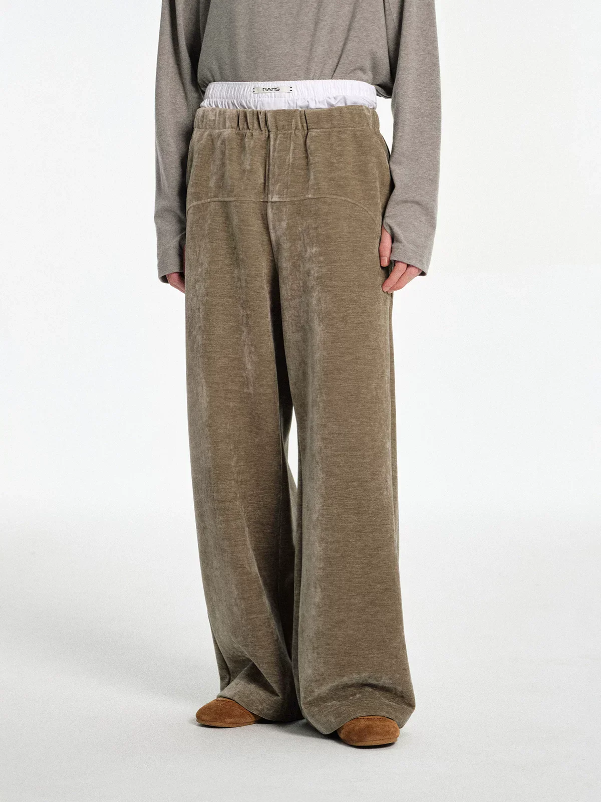 Heavyweight Chenille Wide-Leg Sweatpants - Image 5