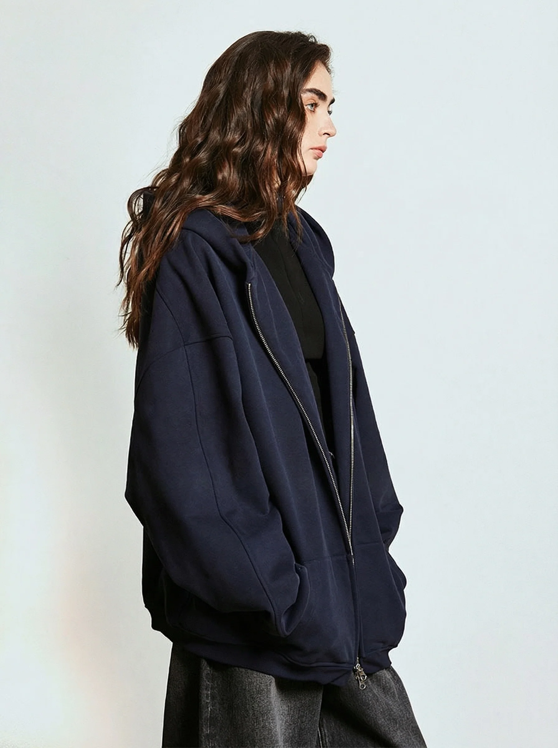 Heavyweight Cotton Zip-Up Hoodie