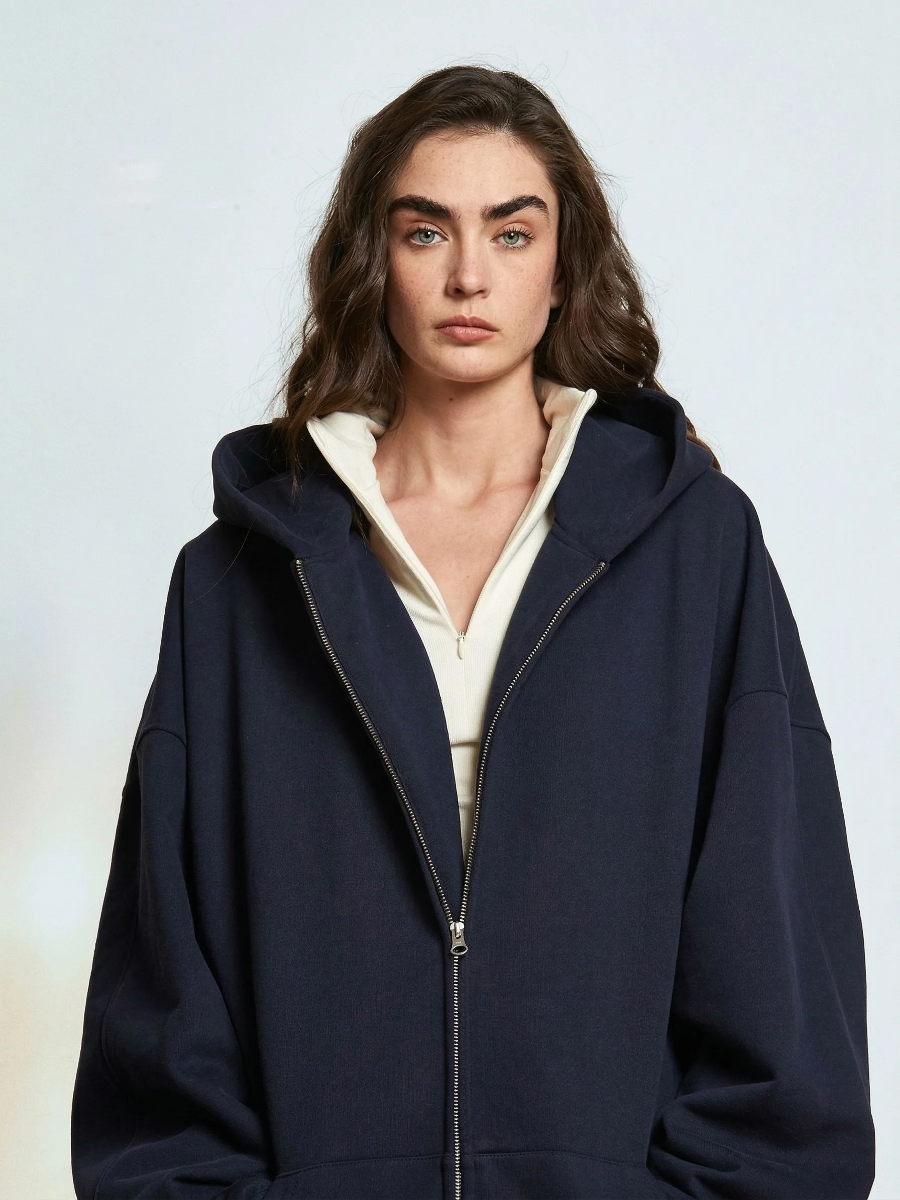 Heavyweight Cotton Zip-Up Hoodie - Image 5