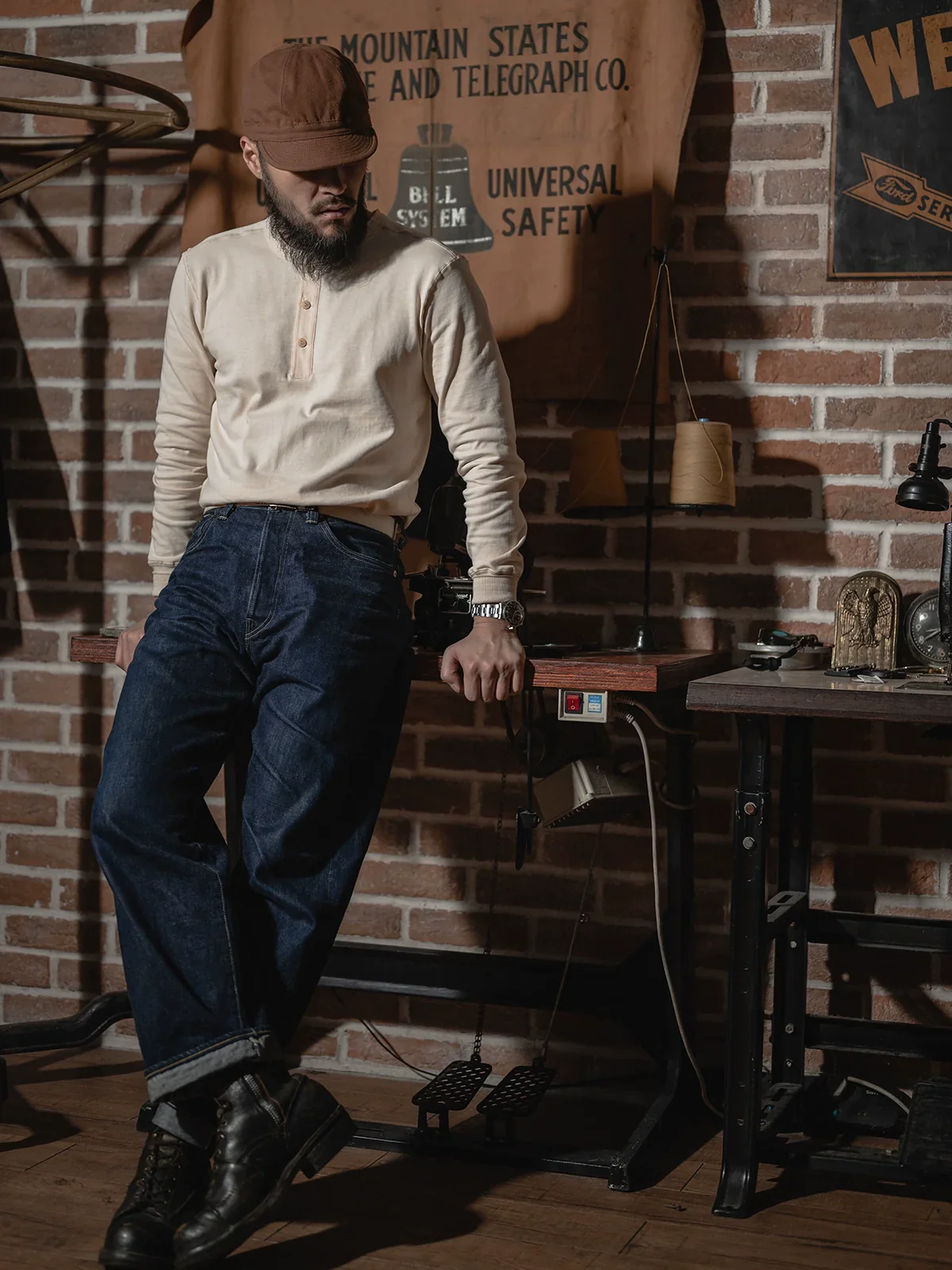 Heavyweight Henley T-Shirt - Image 2