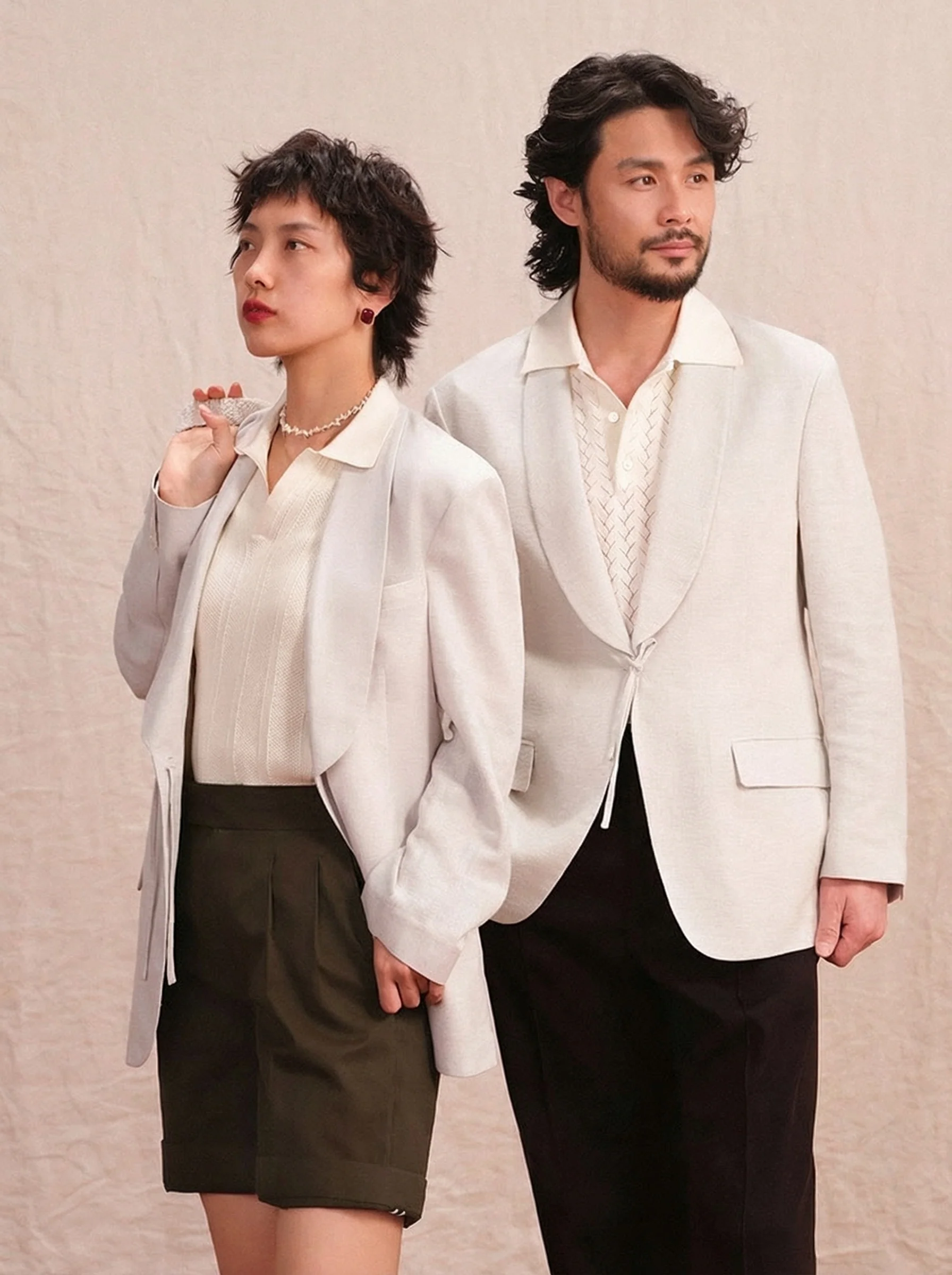 Hemp Shawl Blazer - Image 2