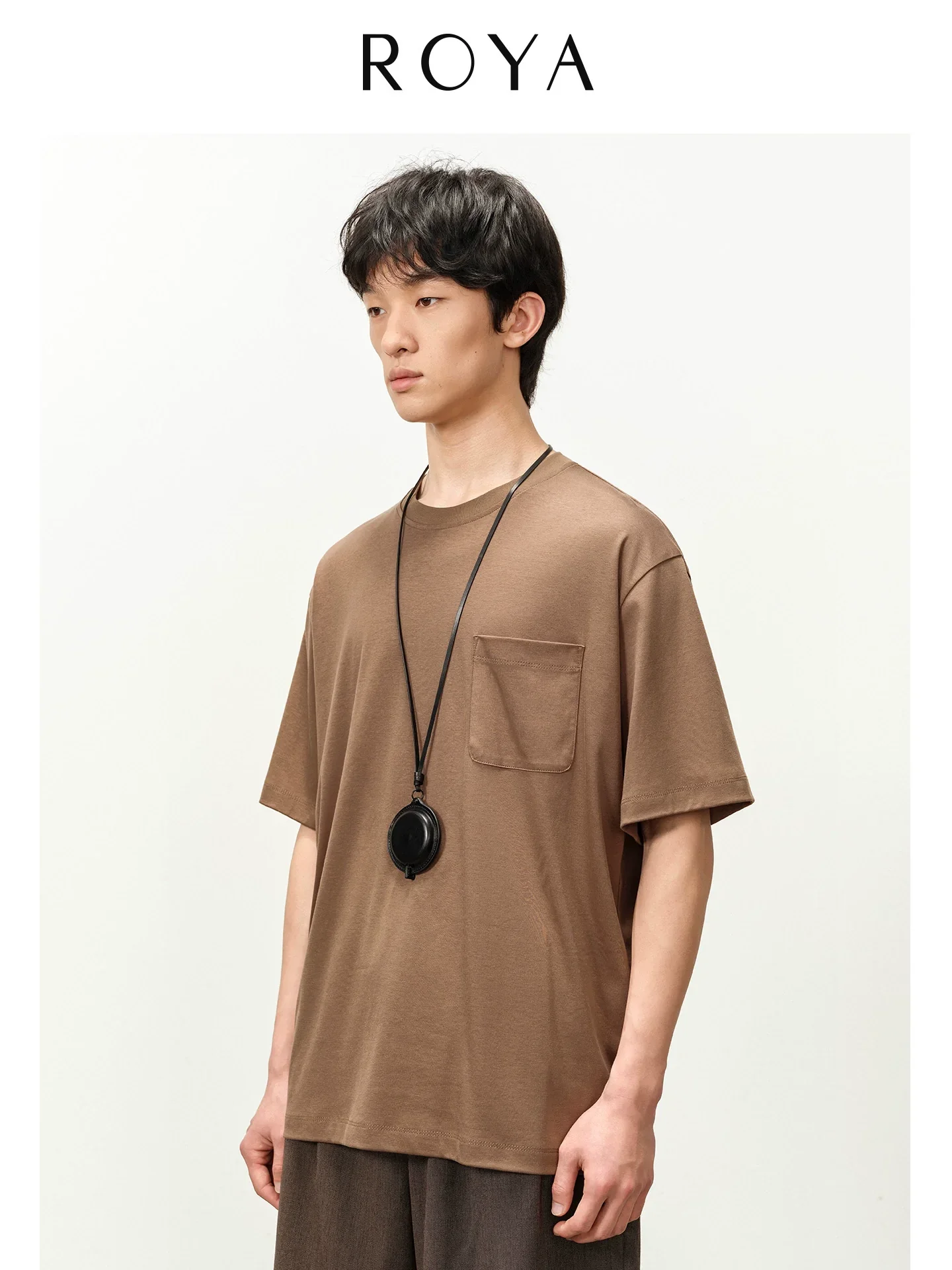 Hemp Silk-Blend Pocket T-shirt - Image 2