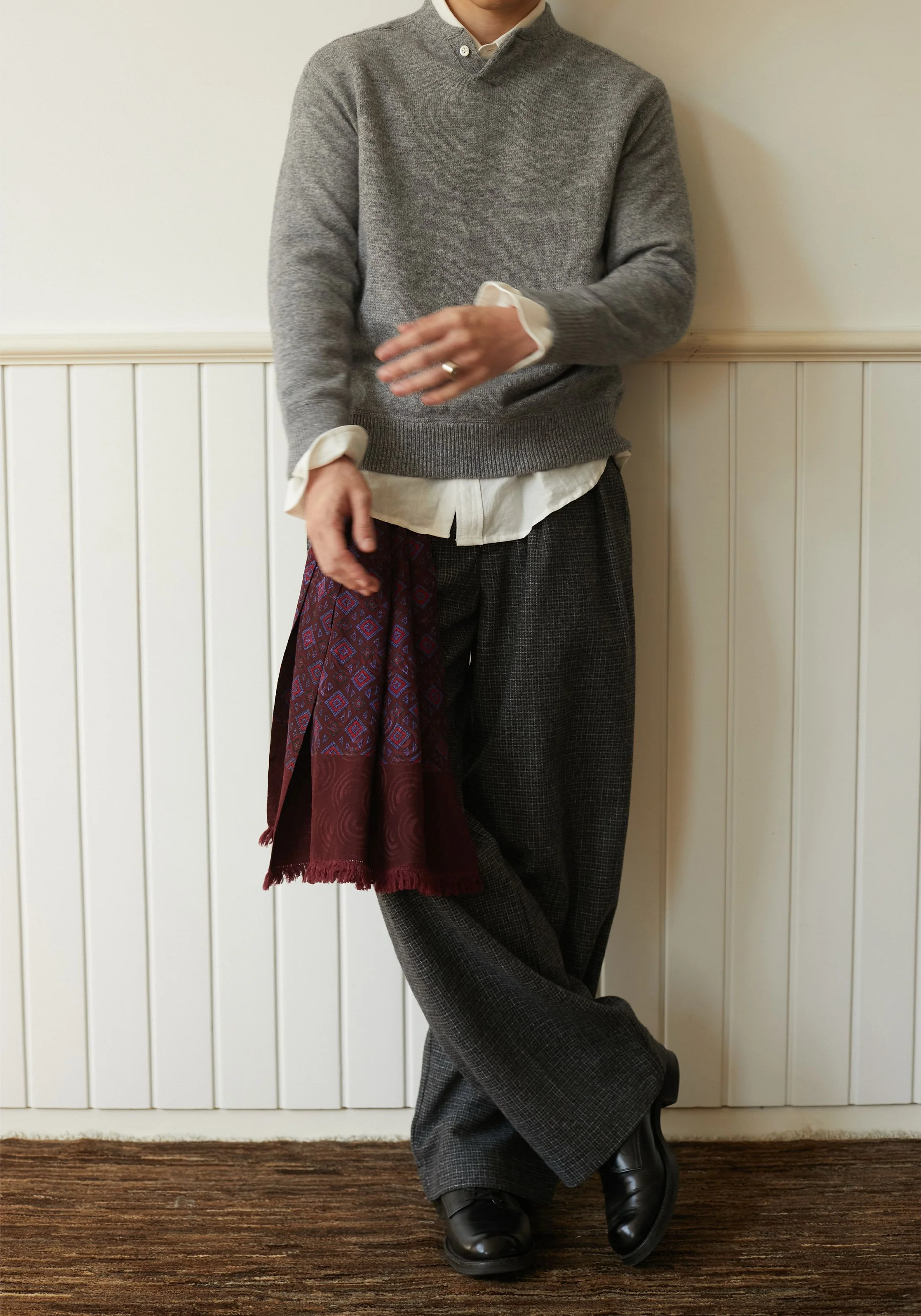 Henley Knit Sweater