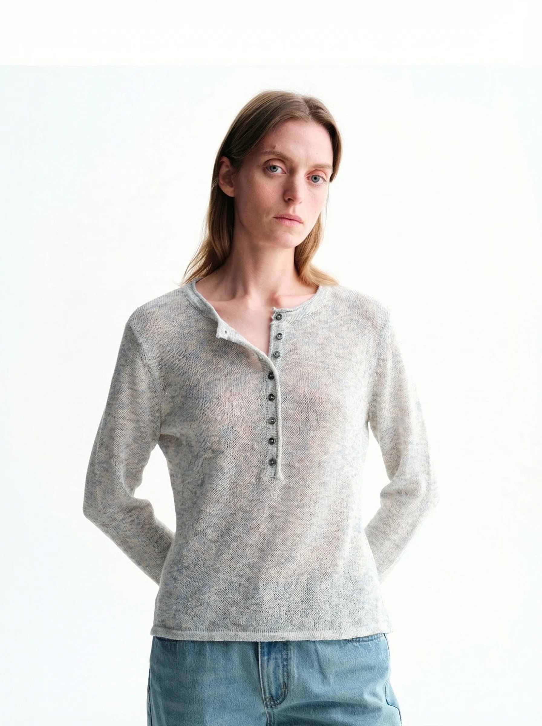 Henley Knit Top - Image 2