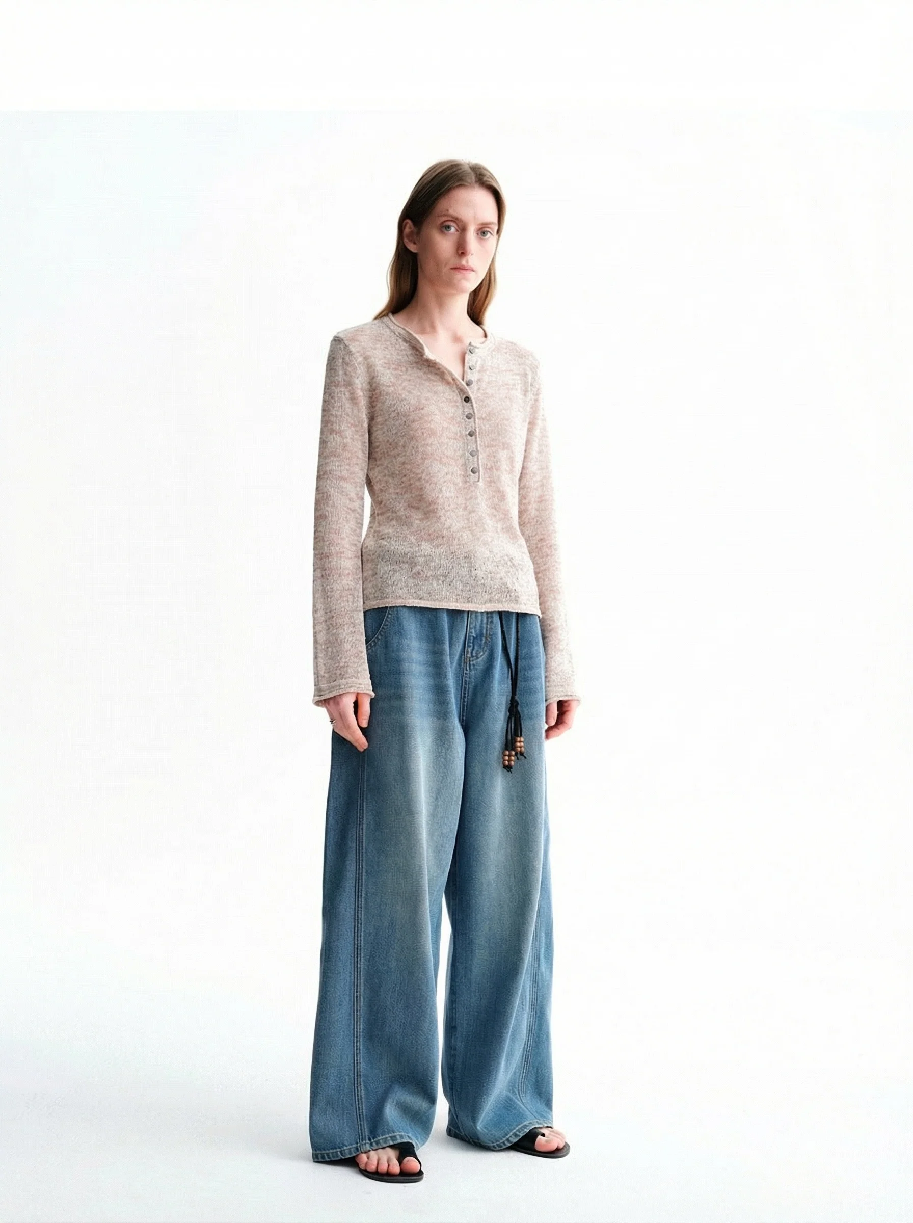 Henley Knit Top - Image 3