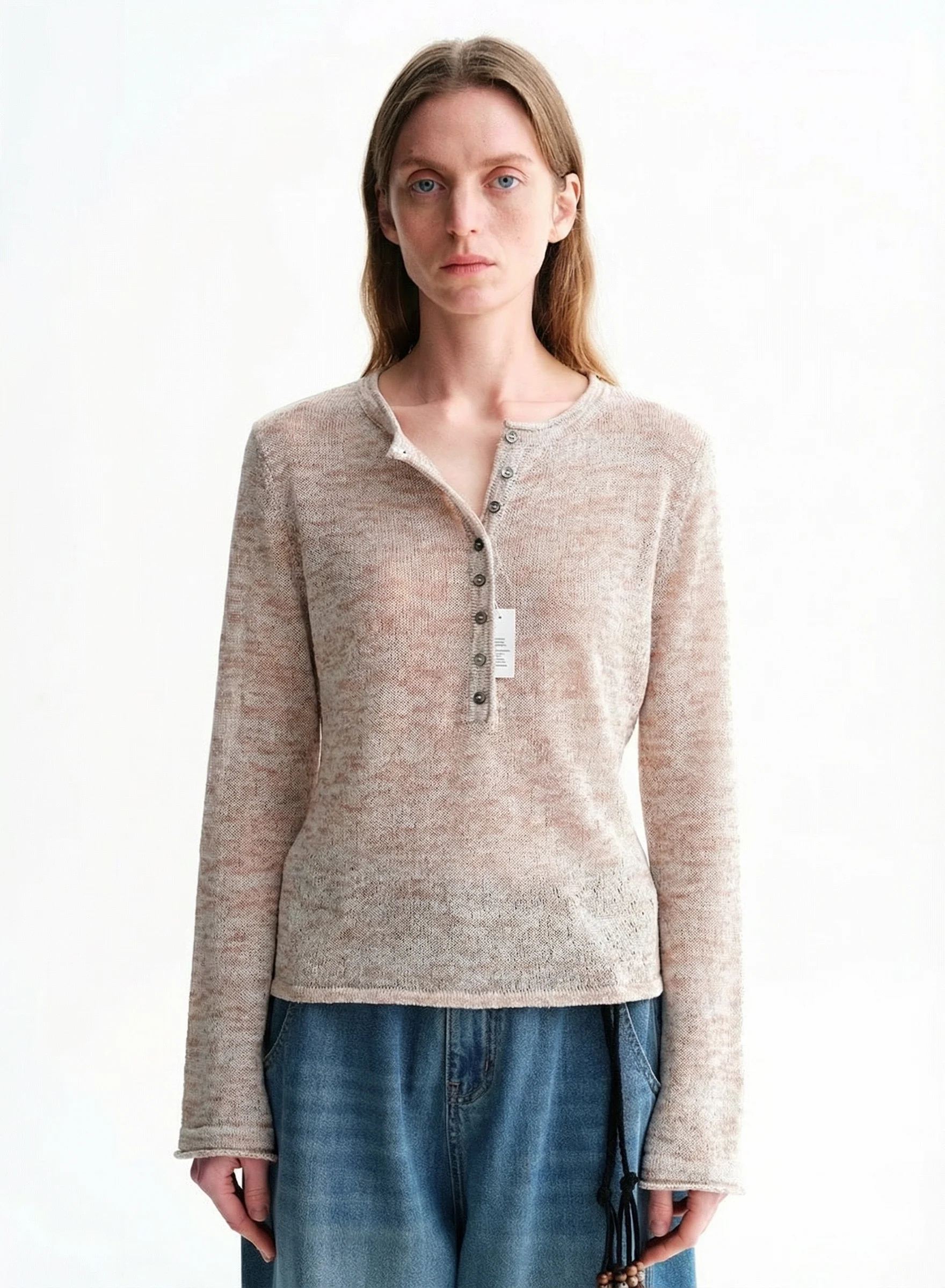 Henley Knit Top - Image 4
