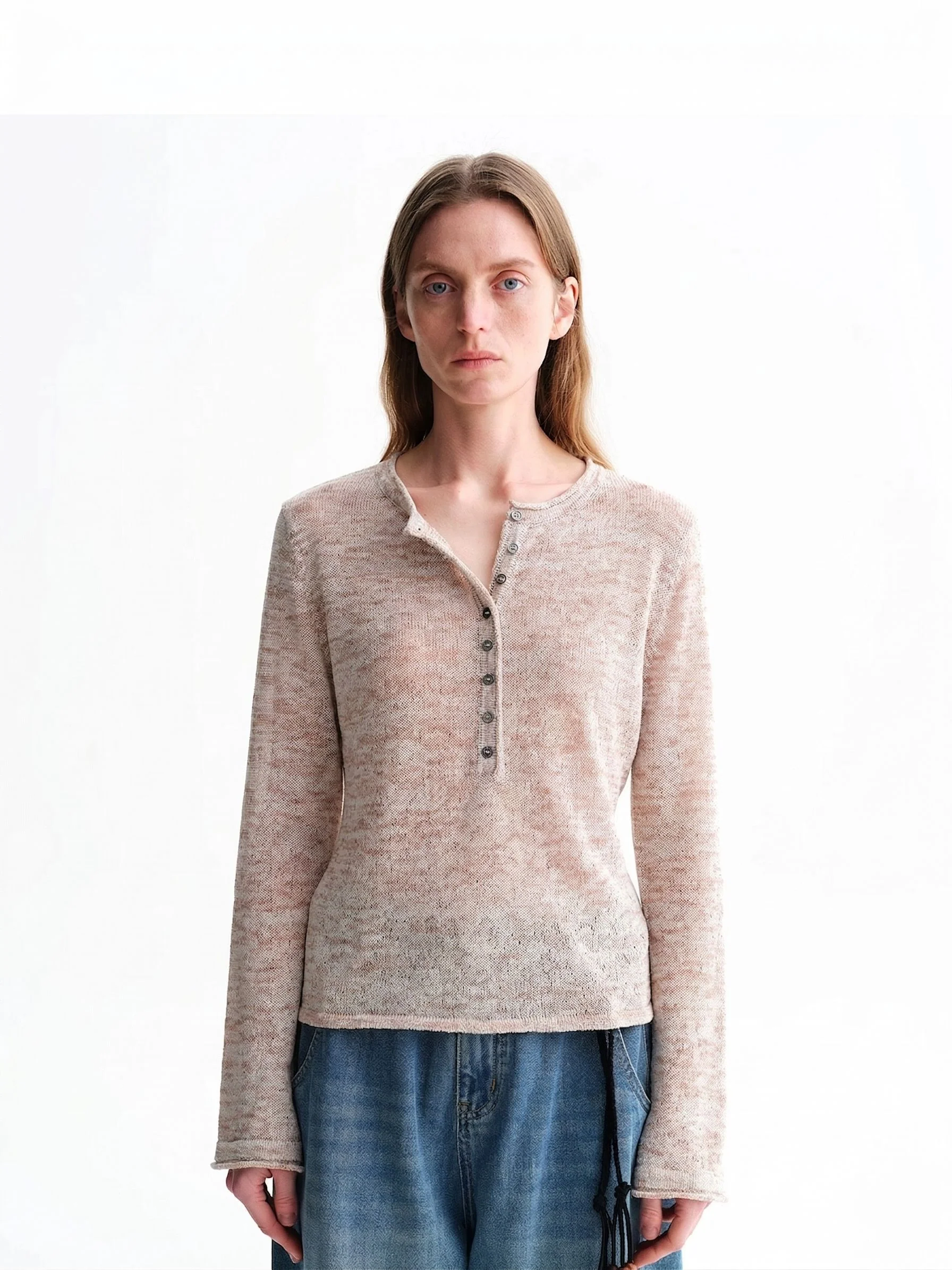 Henley Knit Top - Image 6