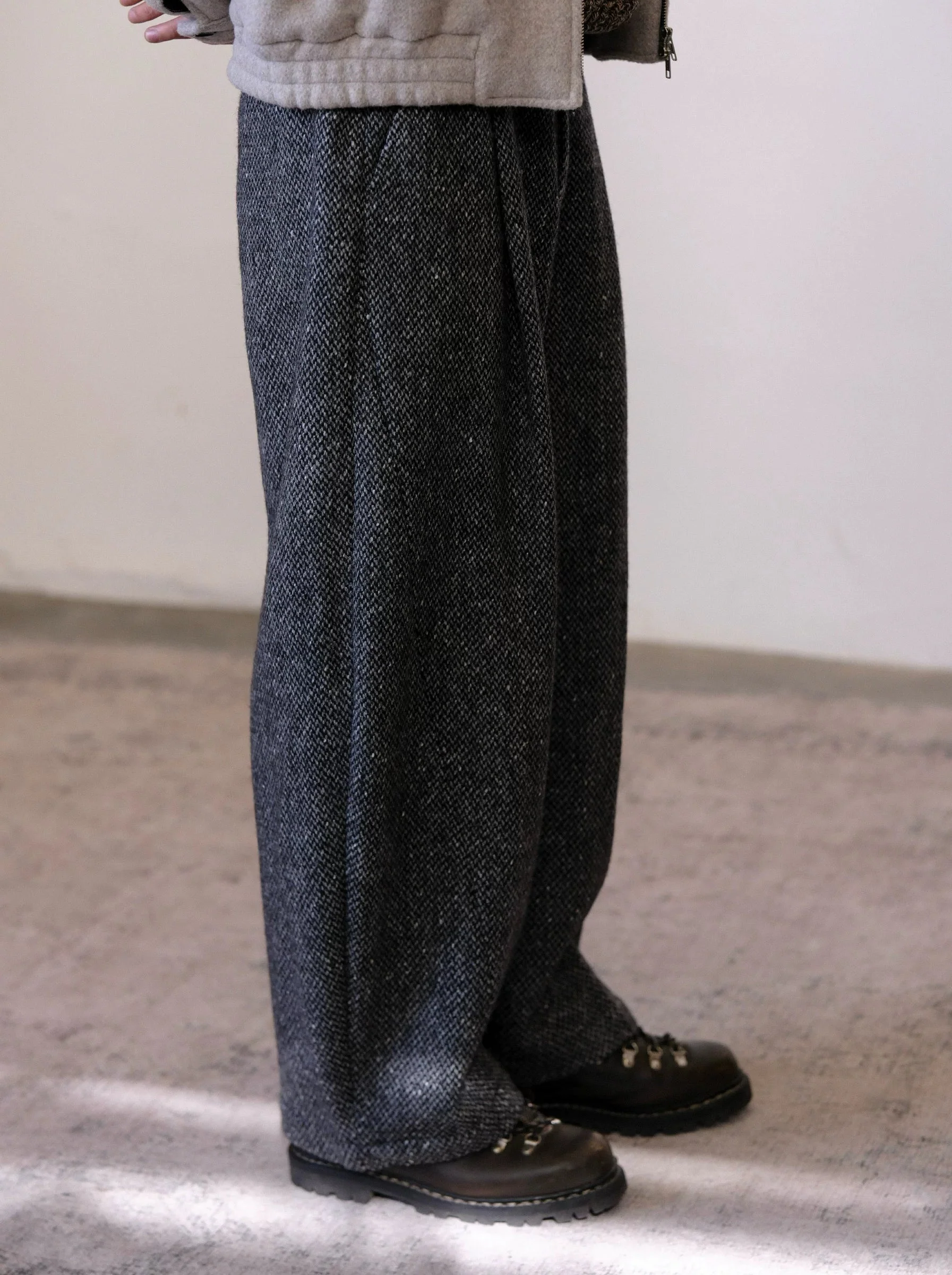 Herringbone Barrel Trousers - Image 3