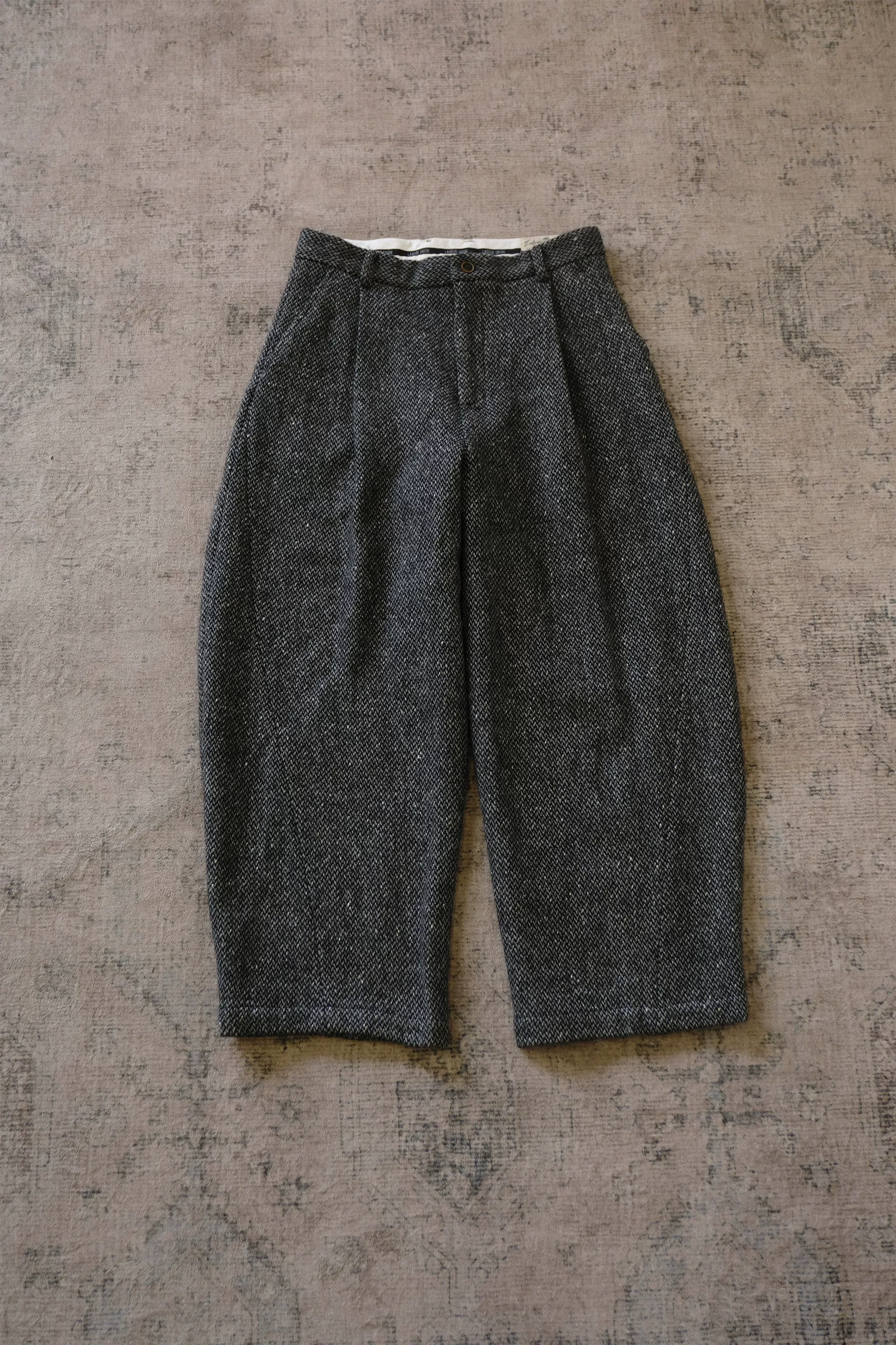 Herringbone Barrel Trousers - Image 6