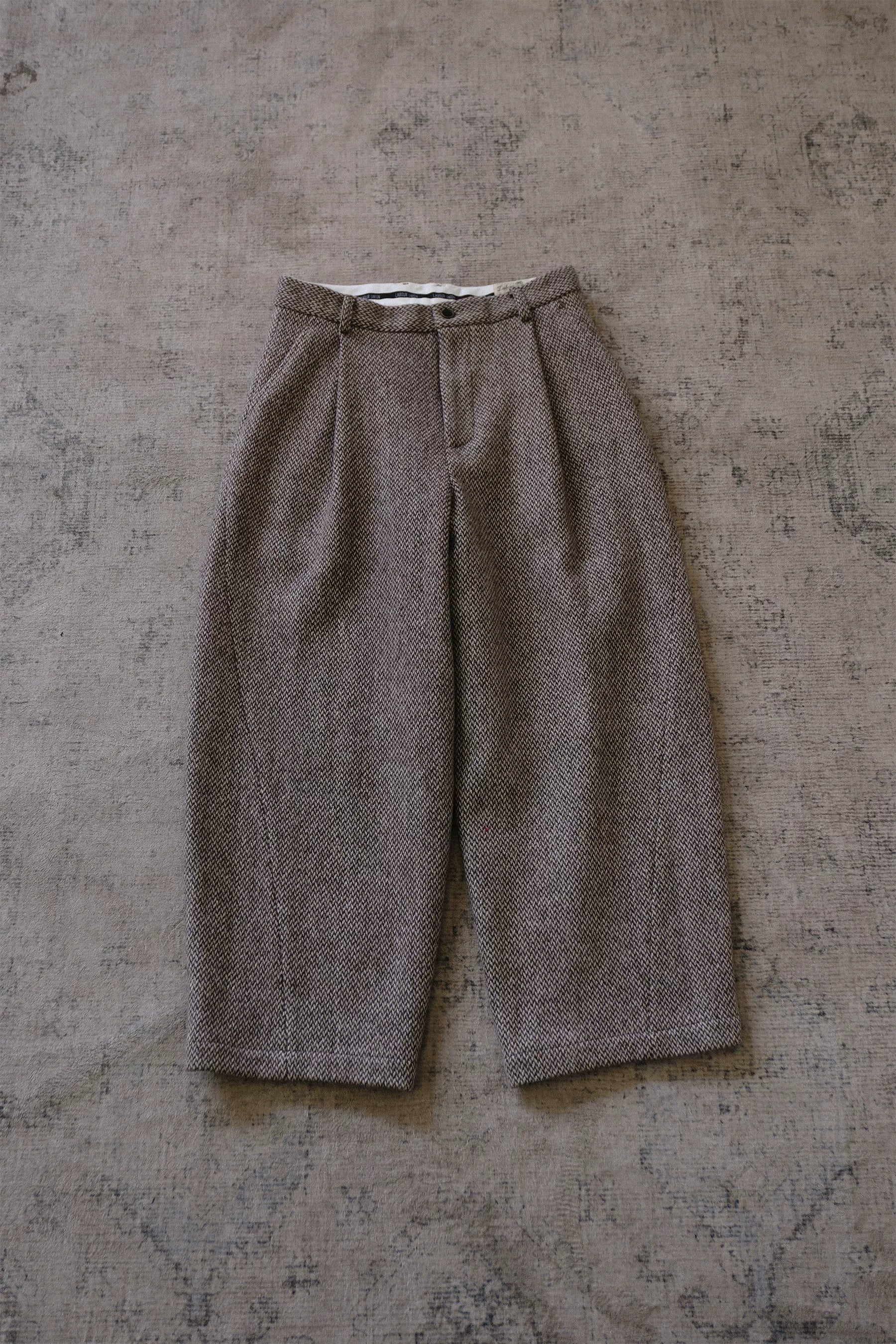 Herringbone Barrel Trousers - Image 7