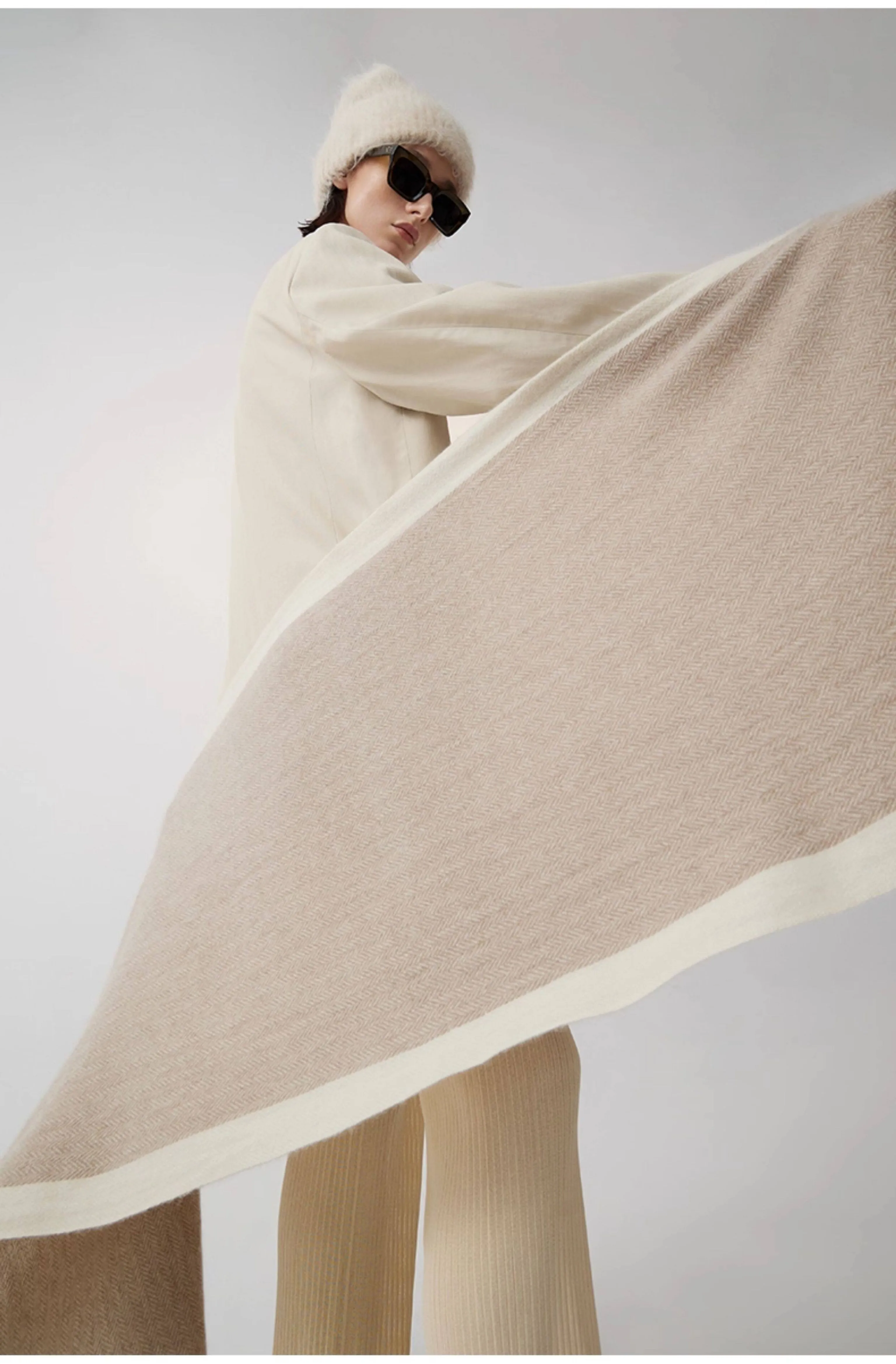 Herringbone Border Scarf - Image 5