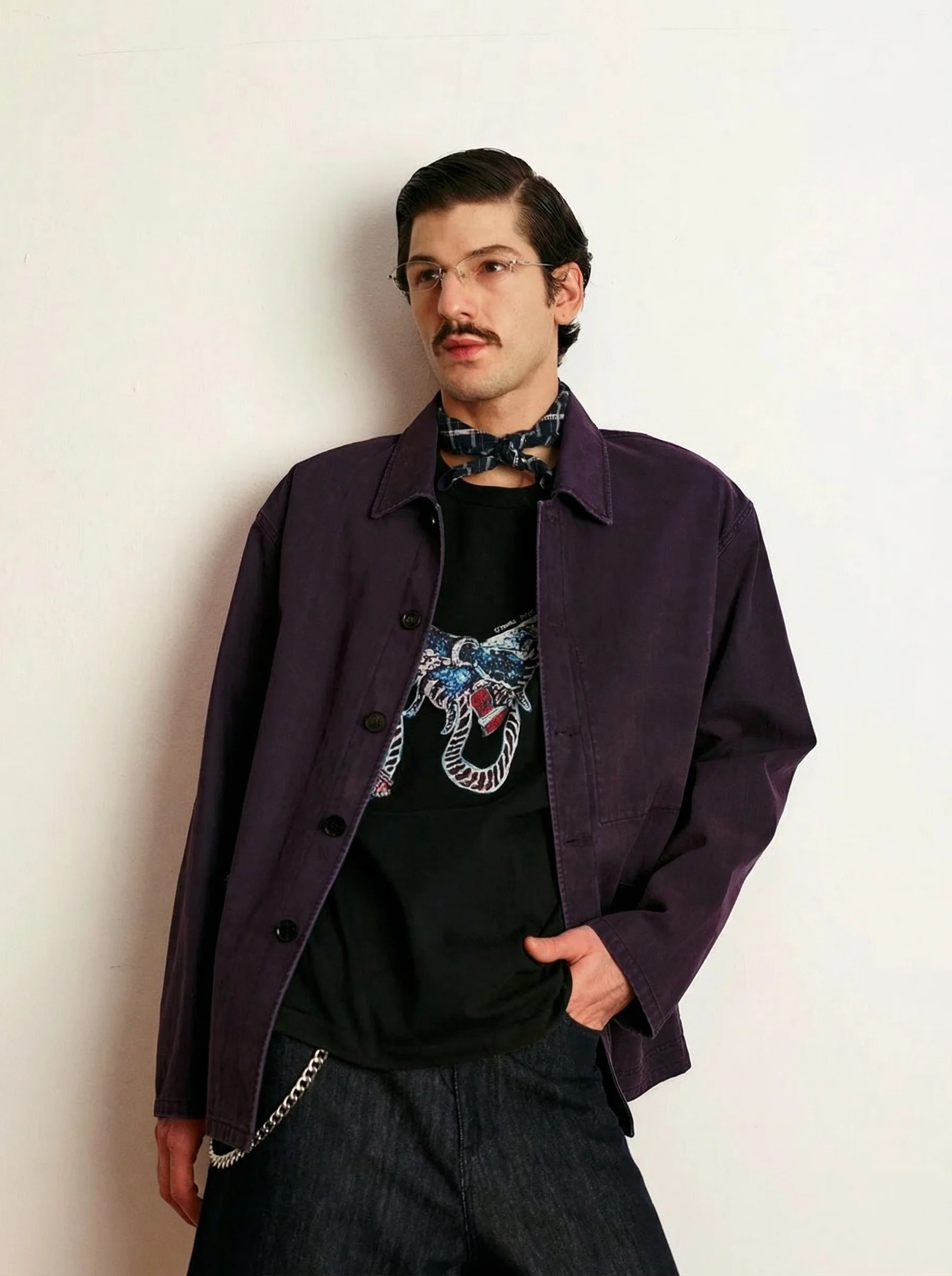 Herringbone French Chore Jacket - Image 2
