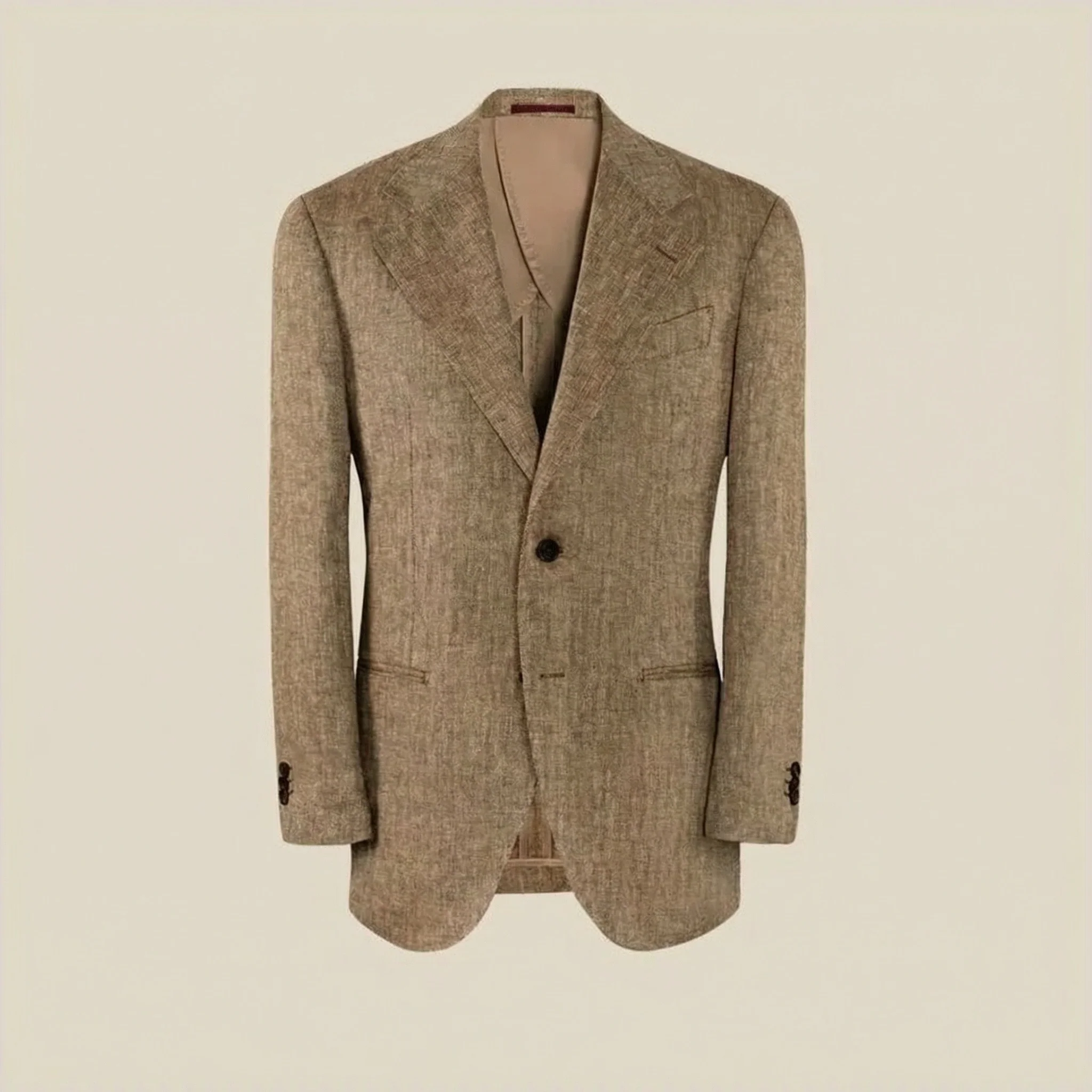 Herringbone Linen Suit - Image 8