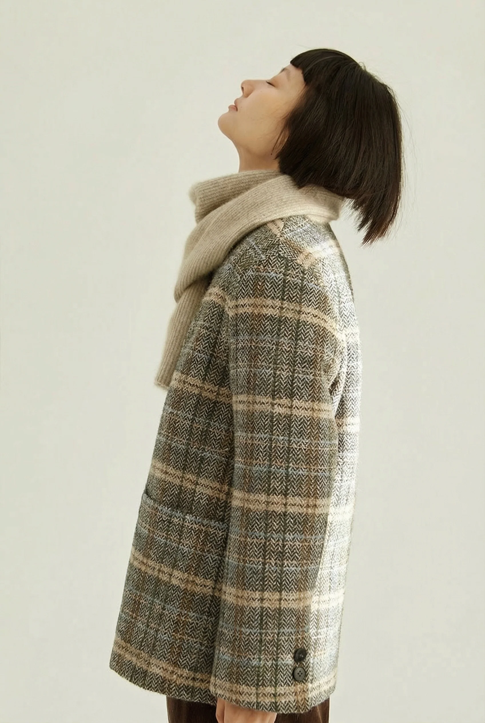 Herringbone Plaid Jacket - Image 3
