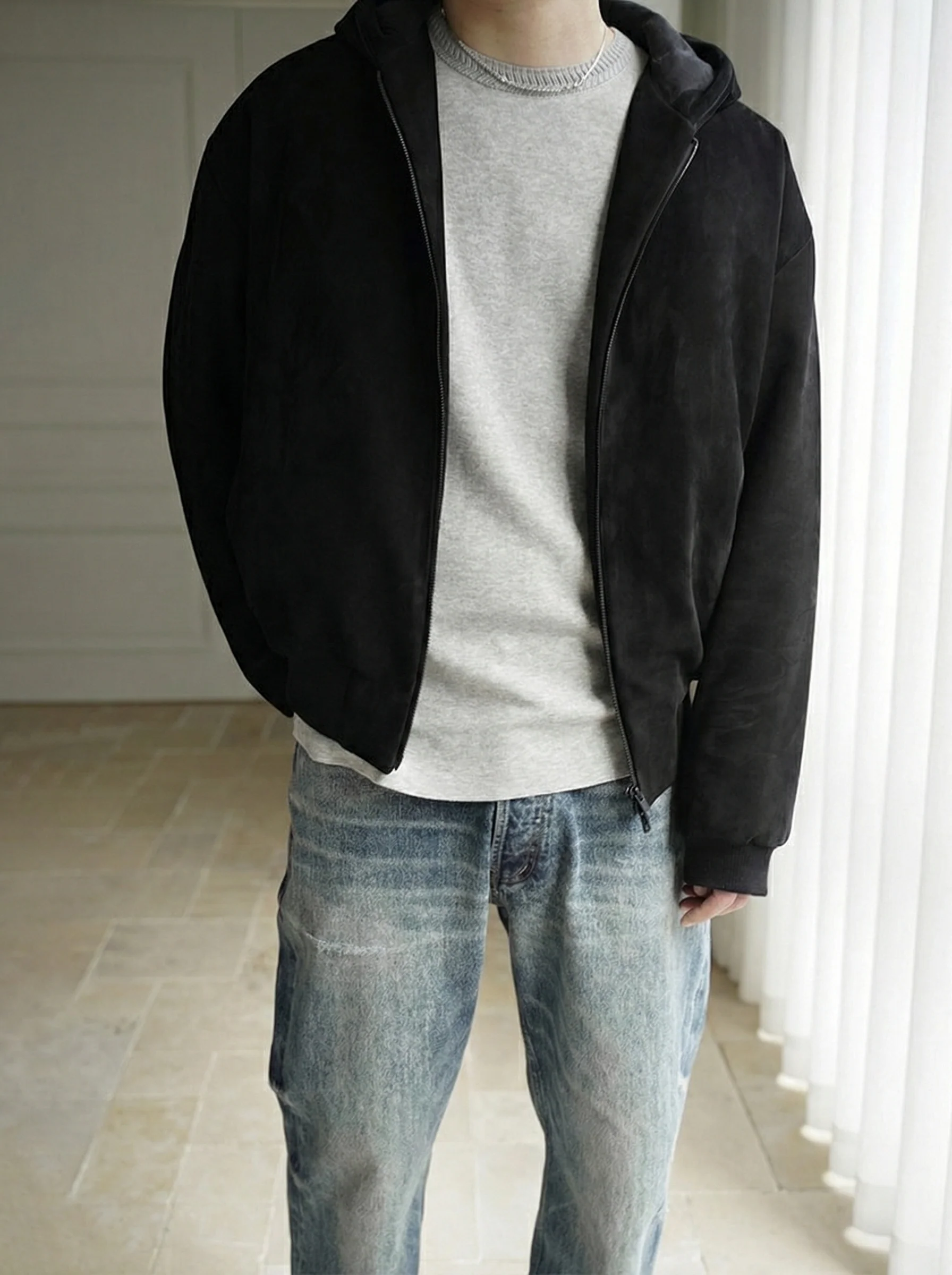Herringbone Rib Knit T-Shirt - Image 2