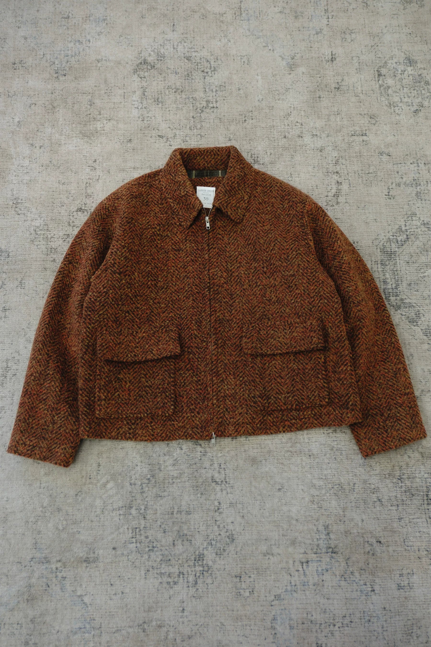 Herringbone Zip Jacket - Image 6
