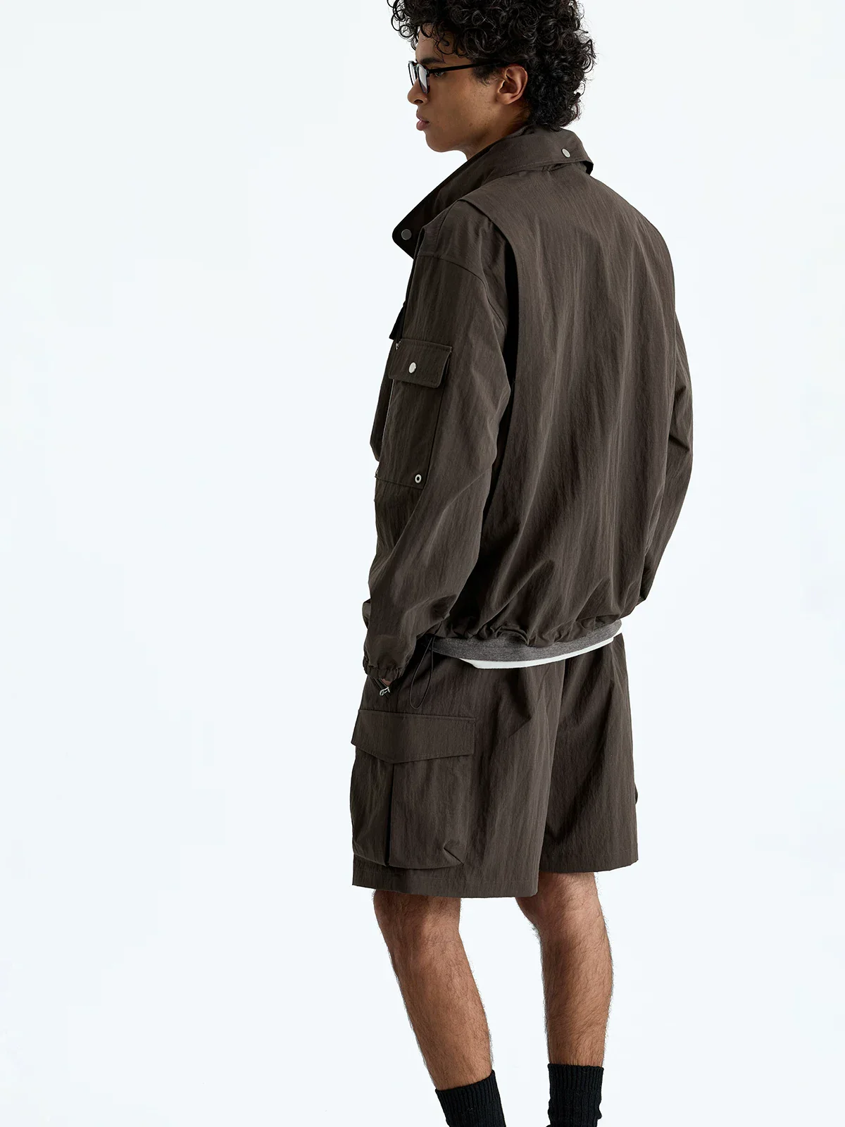 Hidden-Hood 3D Pocket Utility Jacket - Image 2