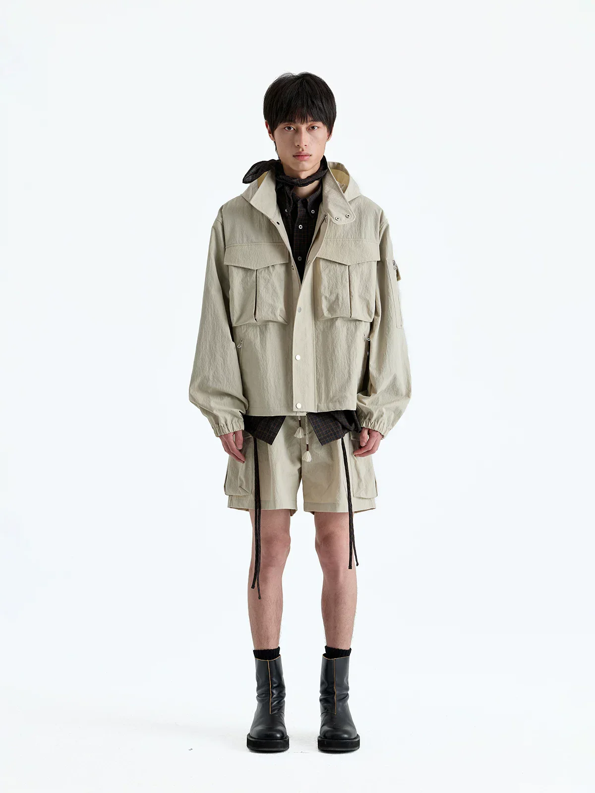 Hidden-Hood 3D Pocket Utility Jacket - Image 3