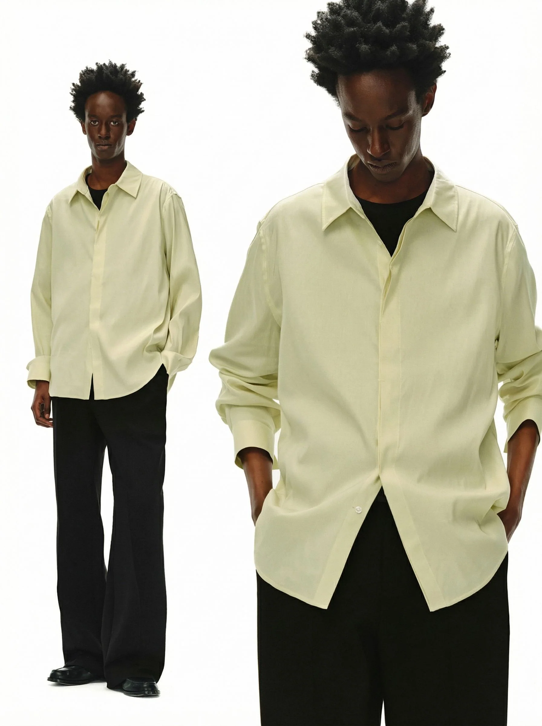 Hidden Placket Shirt