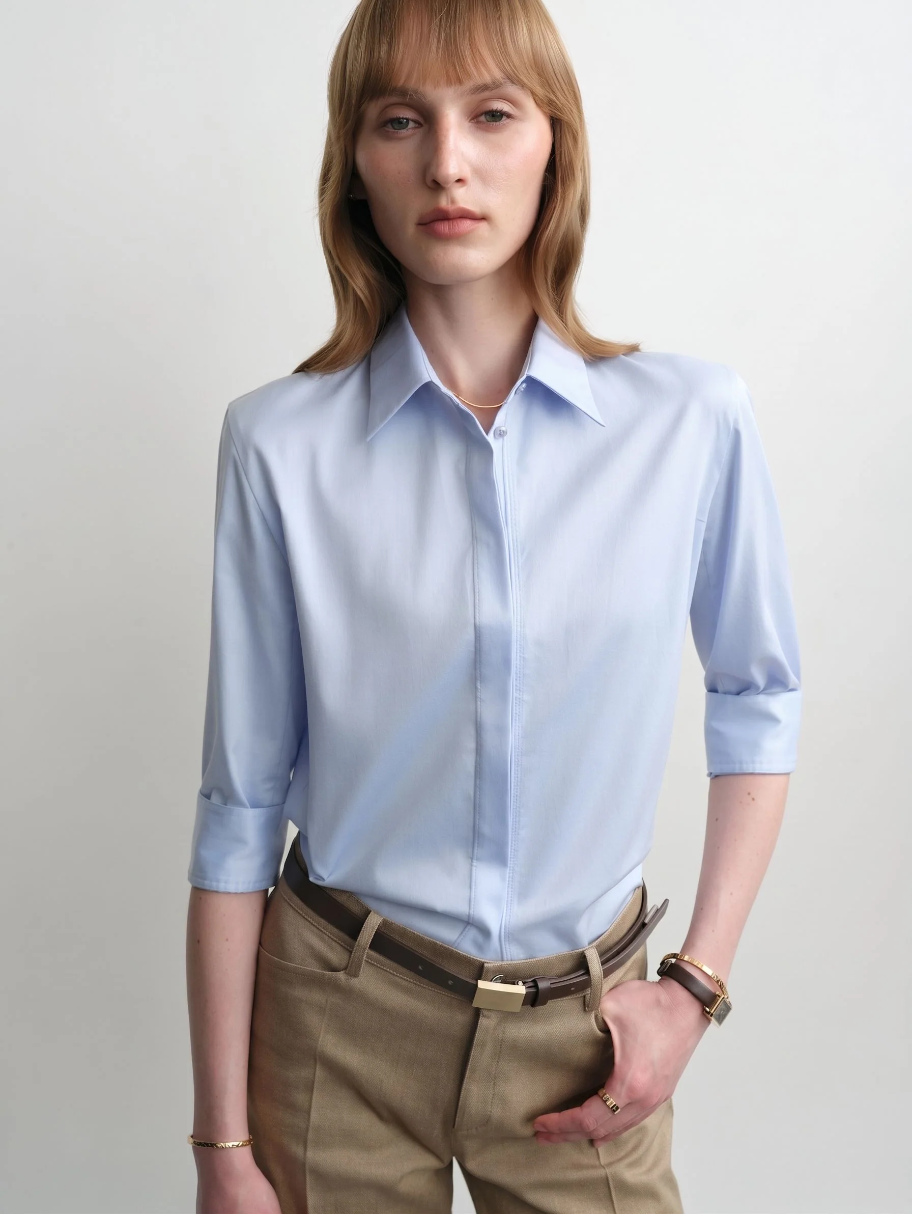Hidden Placket Shirt - Image 5