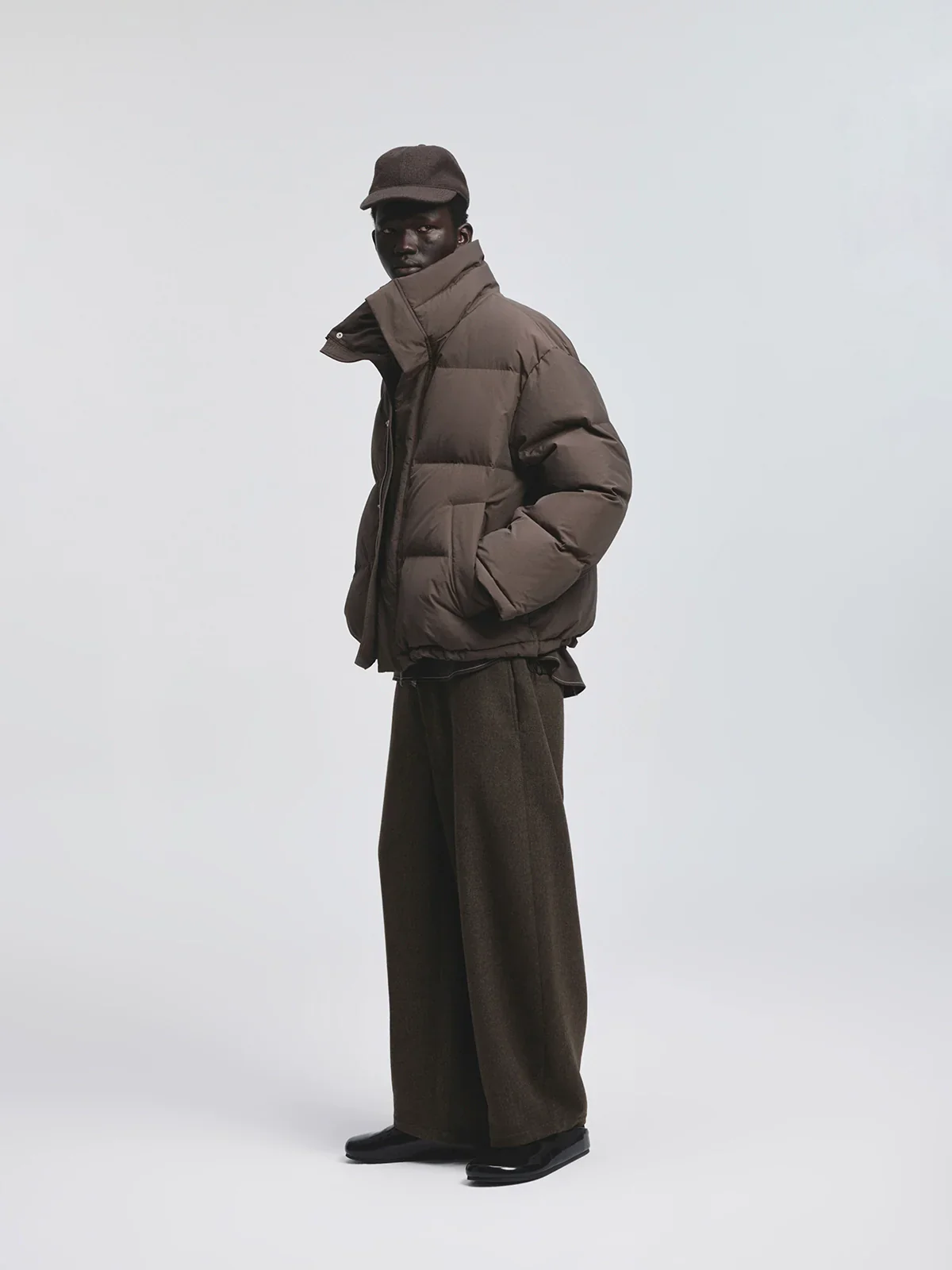 High-Collar Down Puffer - Image 4