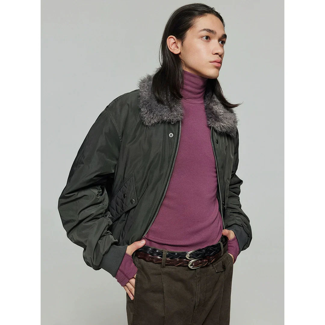 High Collar Long Sleeve Shirt - Image 2