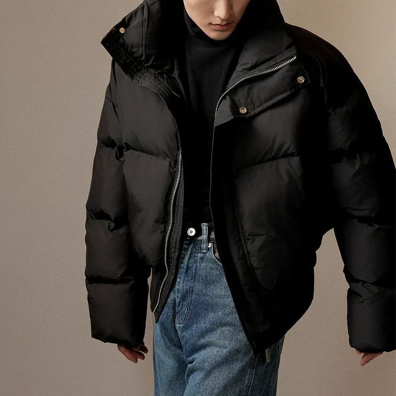 High Collar Puffer Jacket - Image 4