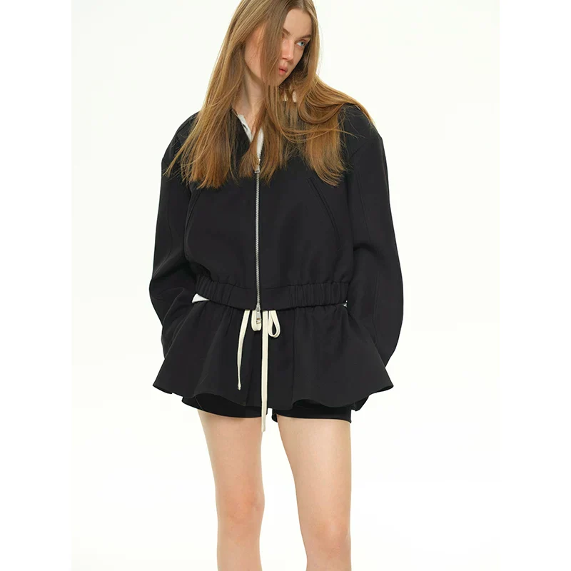 High Collar Zip Jacket - Image 5