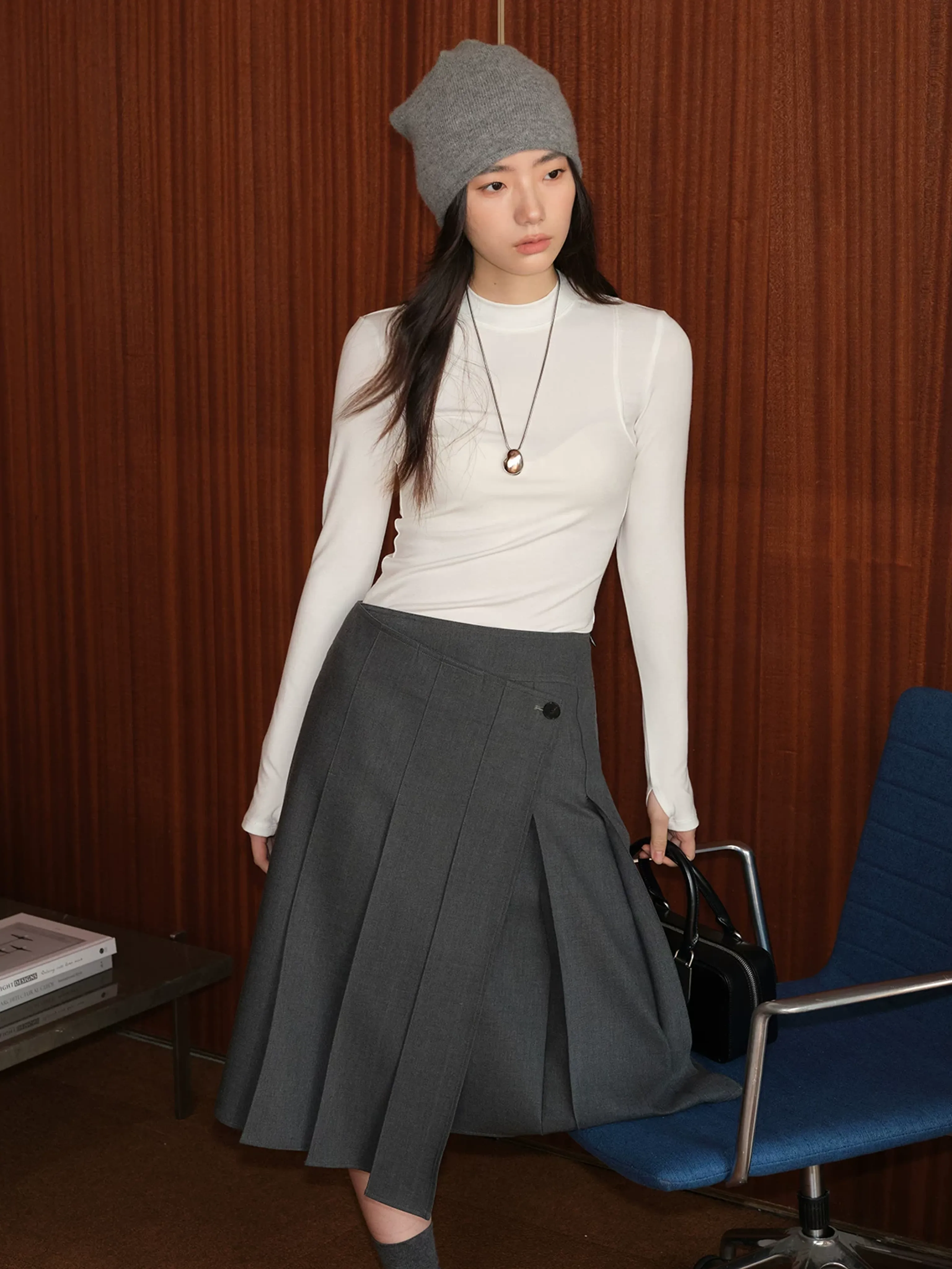 High Elastic Turtleneck Sweater - Image 4
